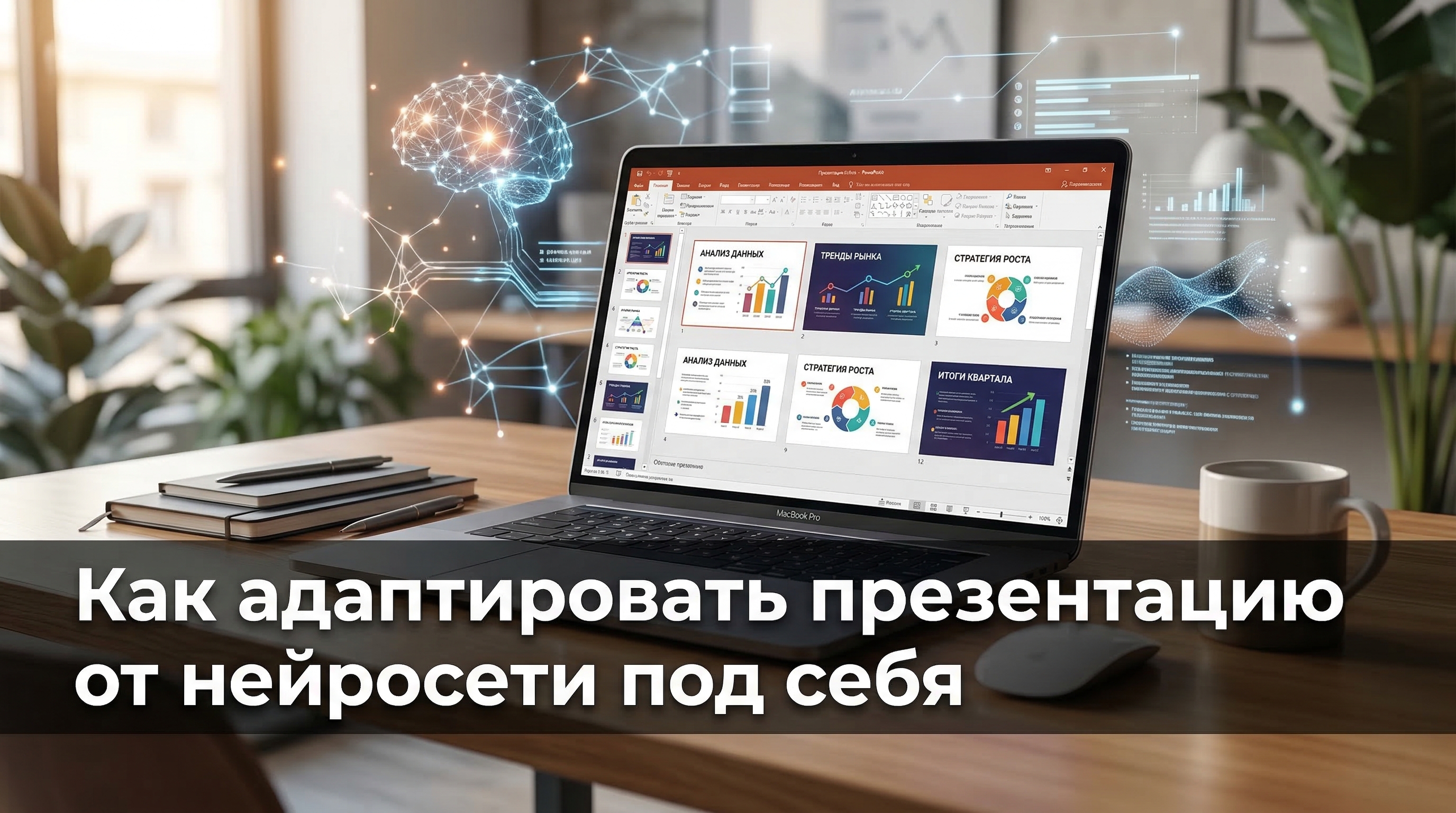 Как адаптировать презентацию от нейросети под себя — пошаговый гайд