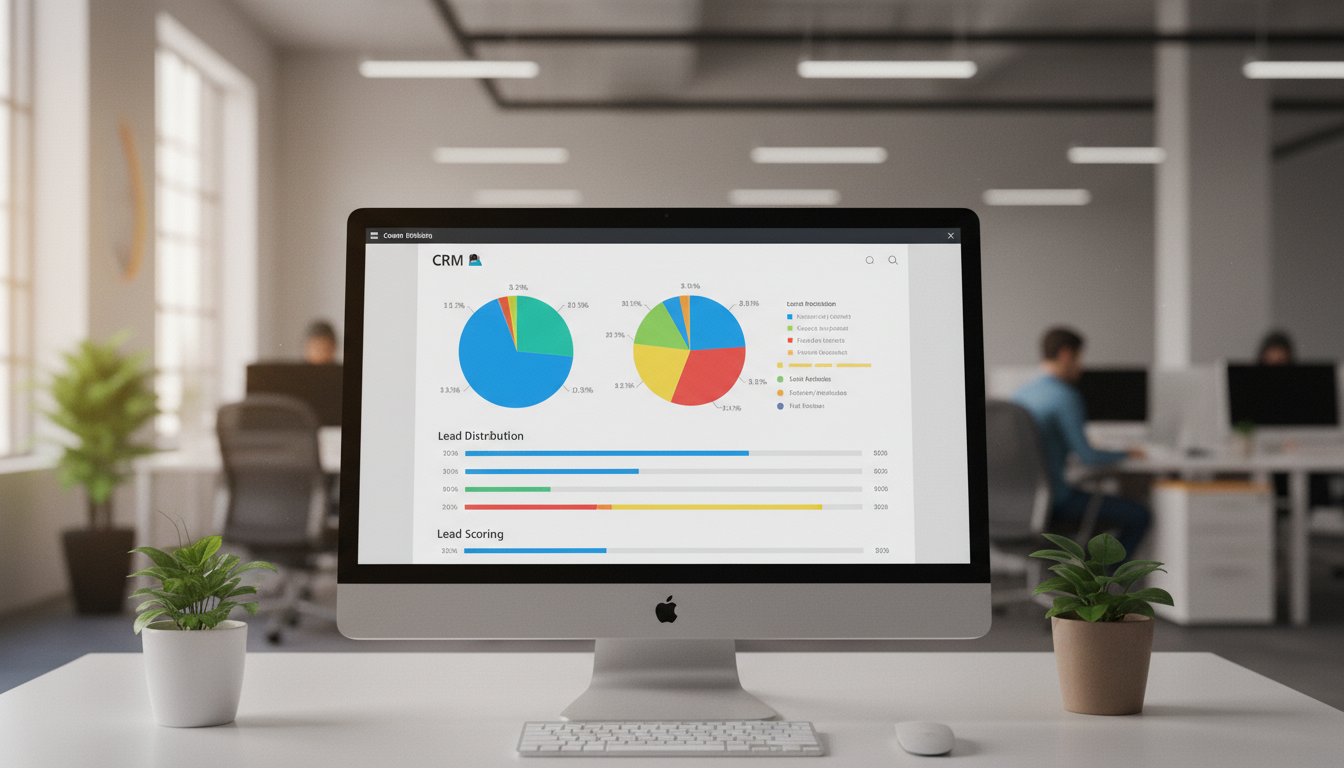 CRM-дашборд с аналитикой лидов и прогнозами конверсии