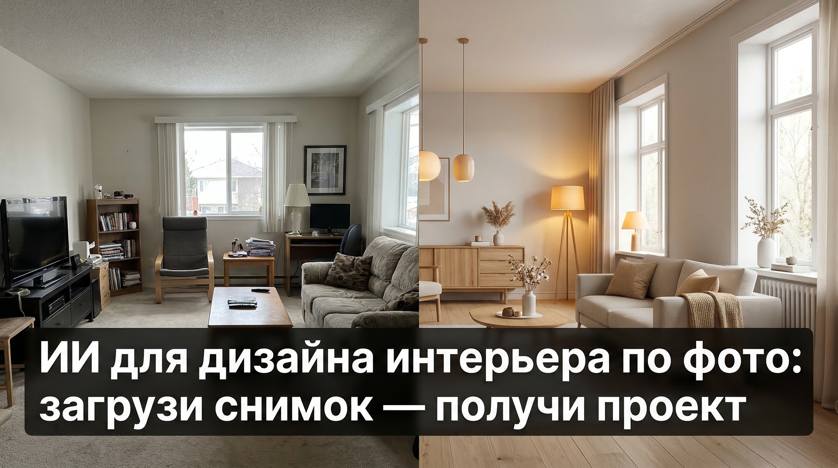 ИИ для дизайна интерьера по фото: загрузи снимок — получи проект — Блог ...
