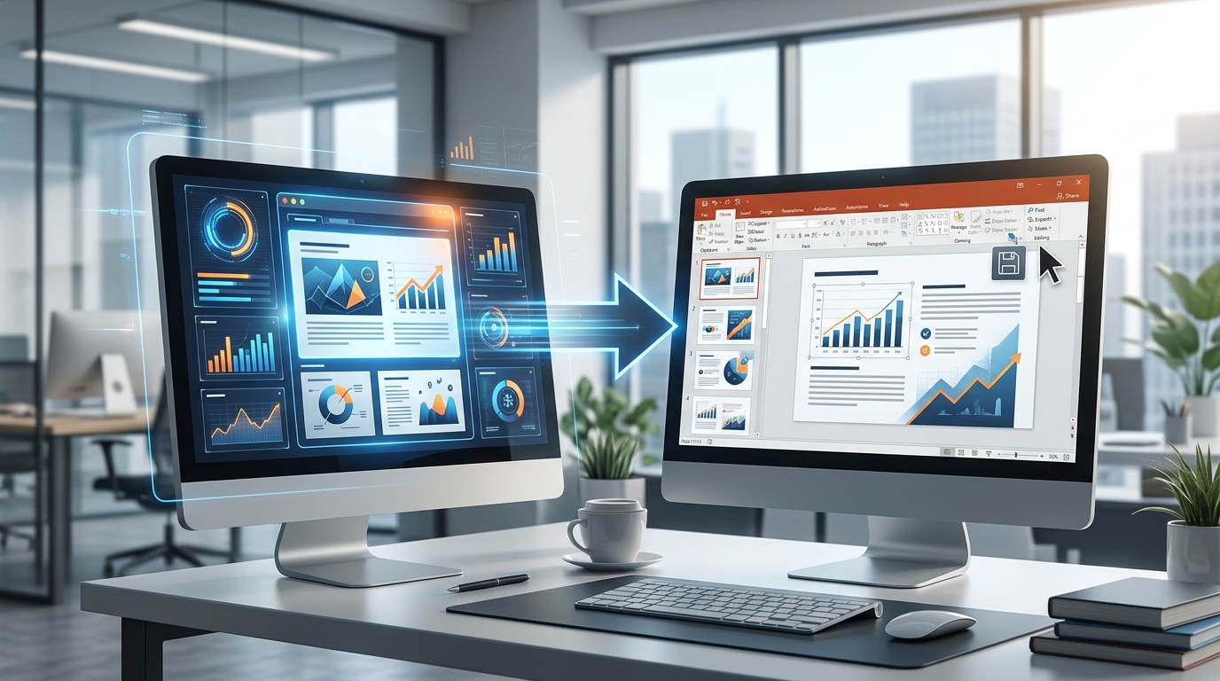 Гибридный workflow: AI генерирует презентацию, PowerPoint доводит до результата