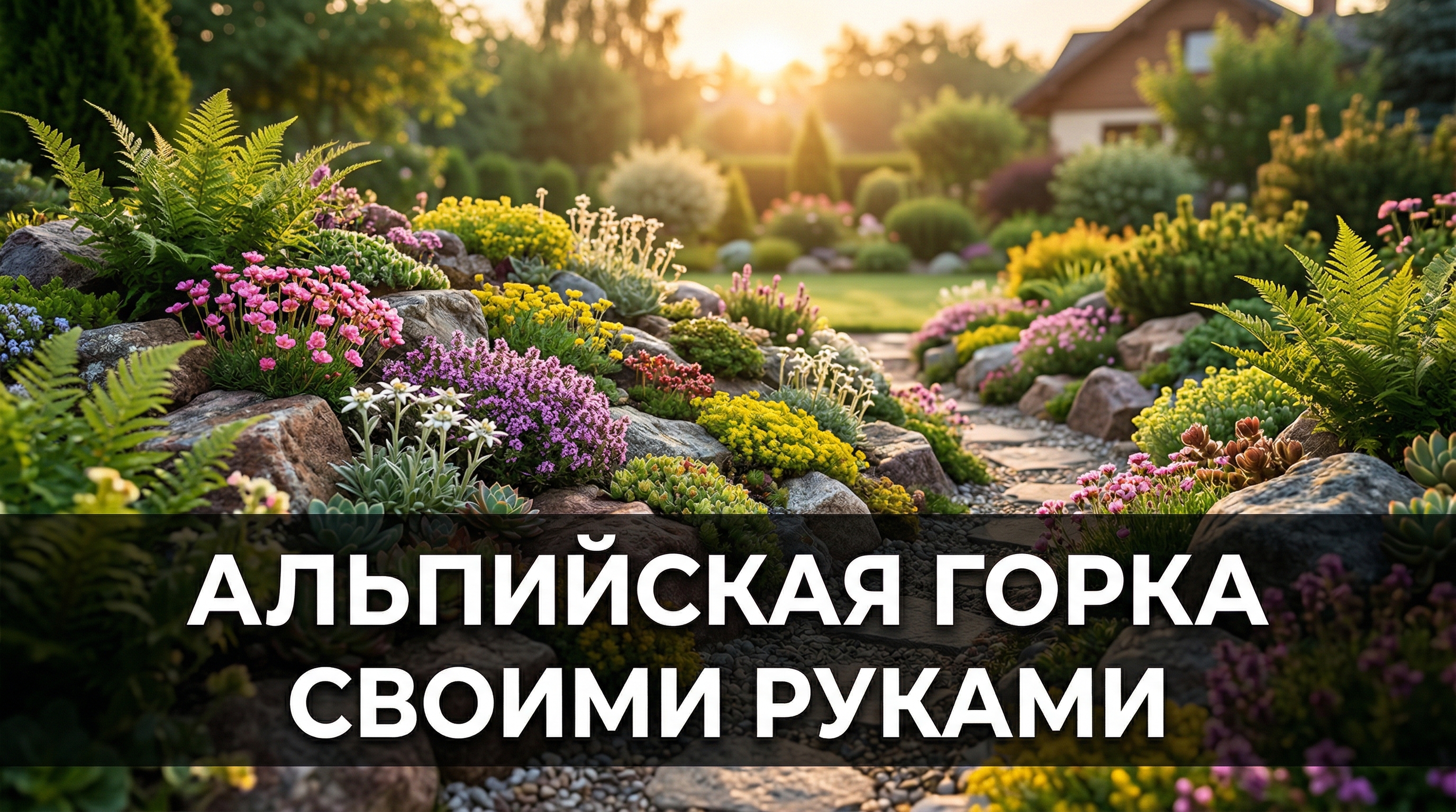 Альпийская горка своими руками: пошаговое руководство