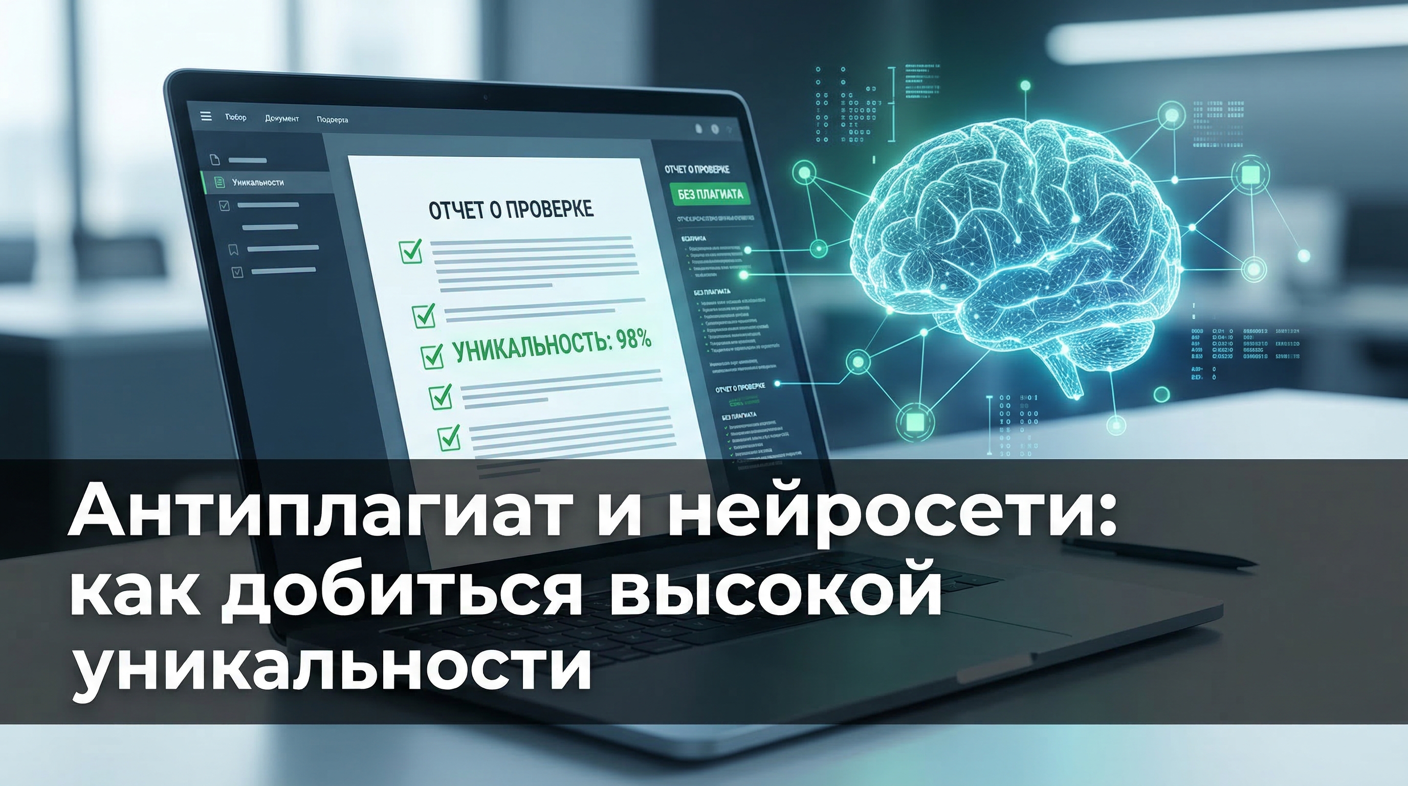 Антиплагиат и нейросети: как добиться высокой уникальности текста