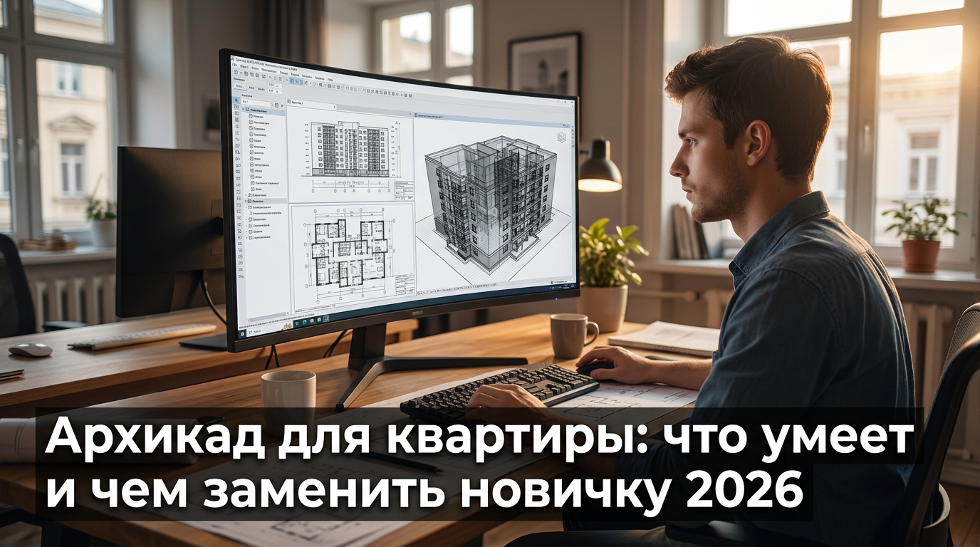 Архикад для квартиры — обзор ArchiCAD 29 и альтернативы для новичков