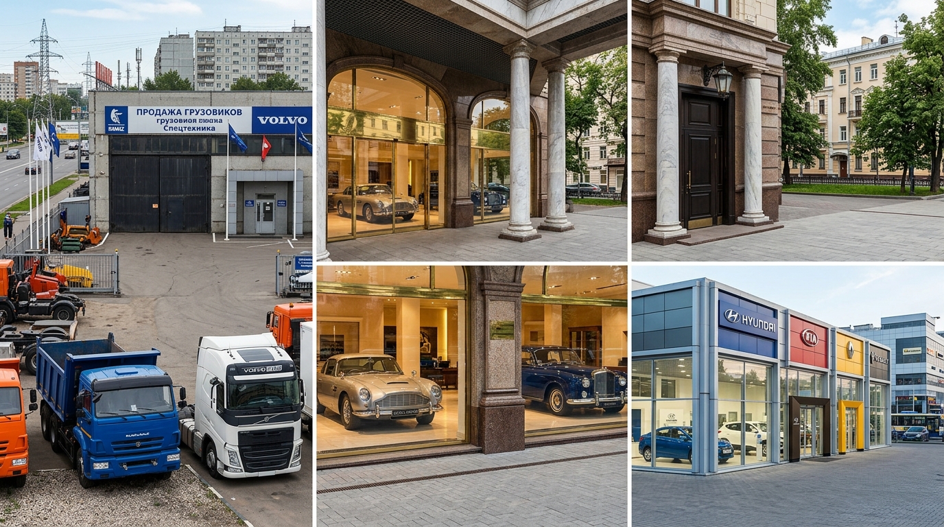 Три формата автосалонов: грузовики, премиум классические, мульти-бренд