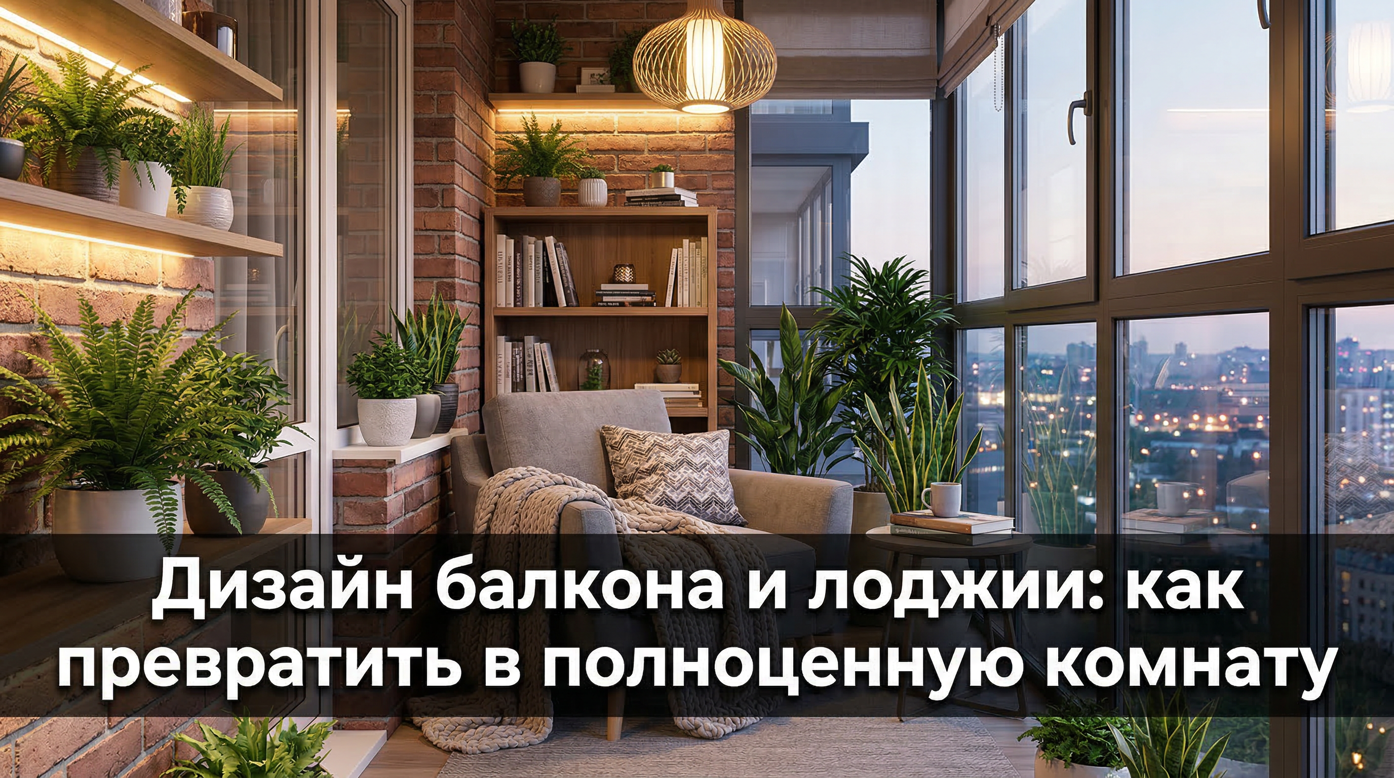 Дизайн балкона и лоджии: как превратить в полноценную комнату