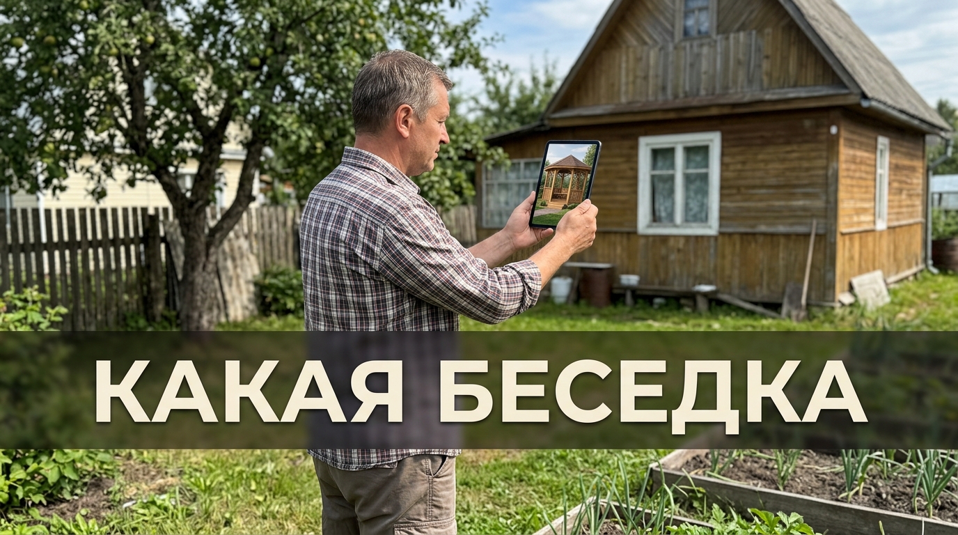 Беседка на участок: примерил проекты на фото, прежде чем строить
