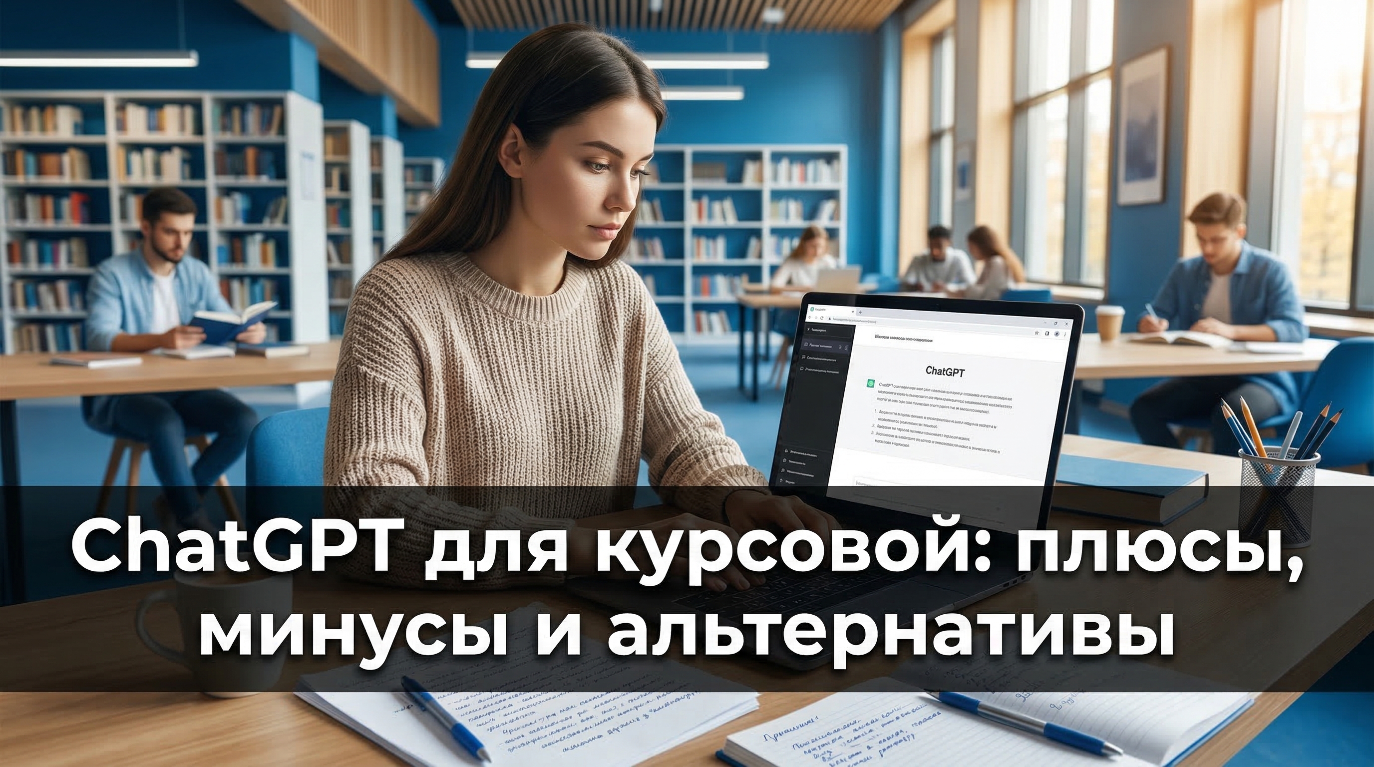 ChatGPT для курсовой: плюсы, минусы и альтернативы — обзор нейросетей для студентов