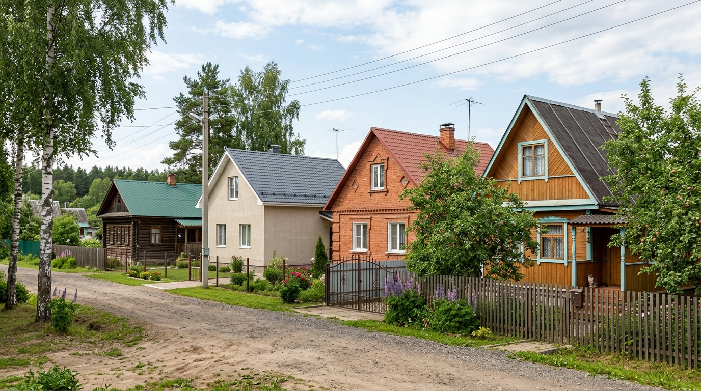 Разные типы домов: каркасный, газобетонный, кирпичный, деревянная дача — с подходящей обшивкой