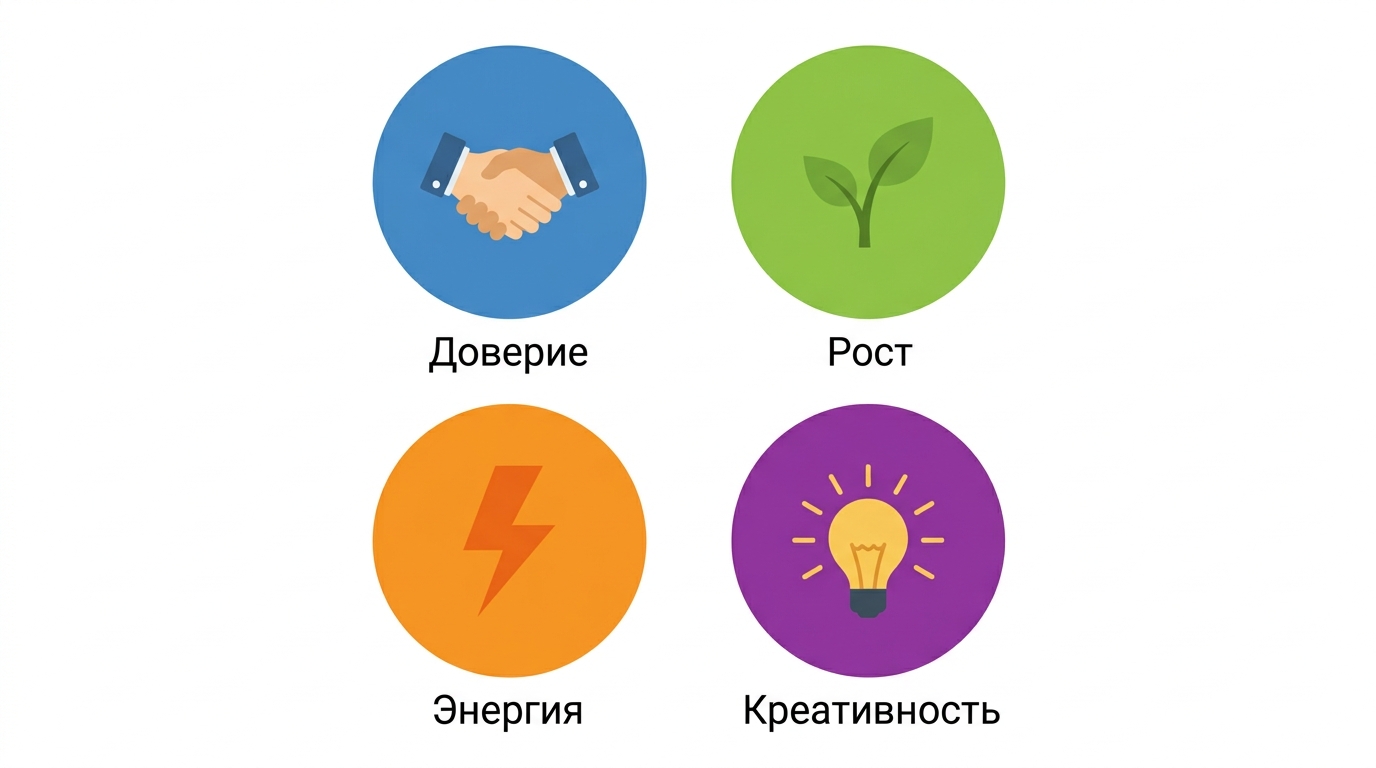 Психология цвета в презентациях — доверие, рост, энергия, креативность