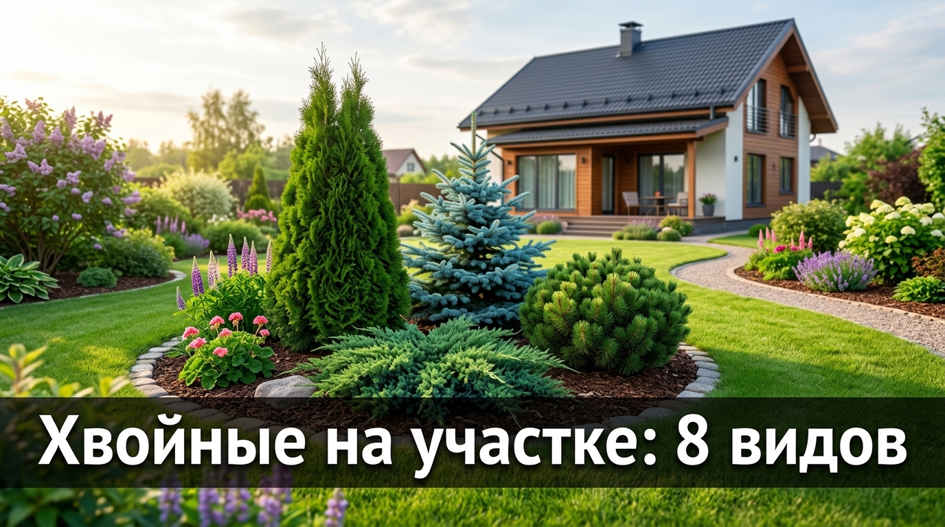Хвойные на участке: 8 видов и как их вписать
