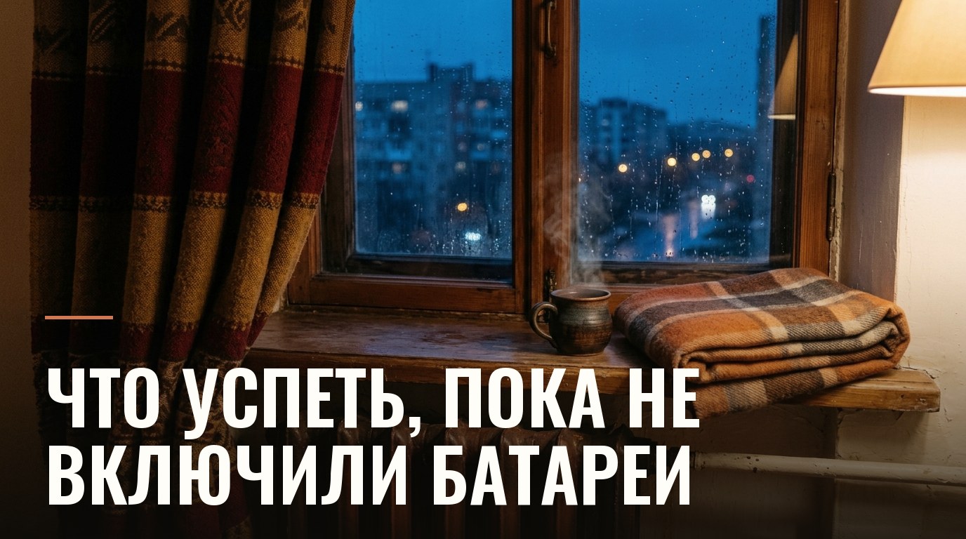 Что успеть в квартире до холодов: 9 дел, пока батареи холодные