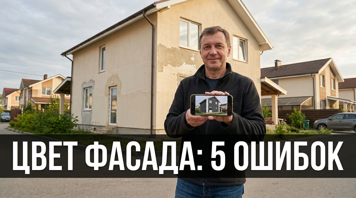 Какой цвет фасада выбрать: 5 ошибок, что я поймал на примерке