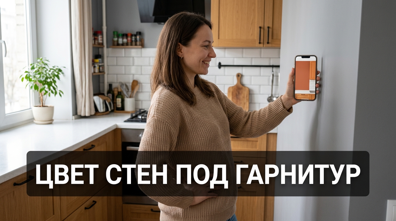 В какой цвет покрасить кухню: примерил на фото под гарнитур