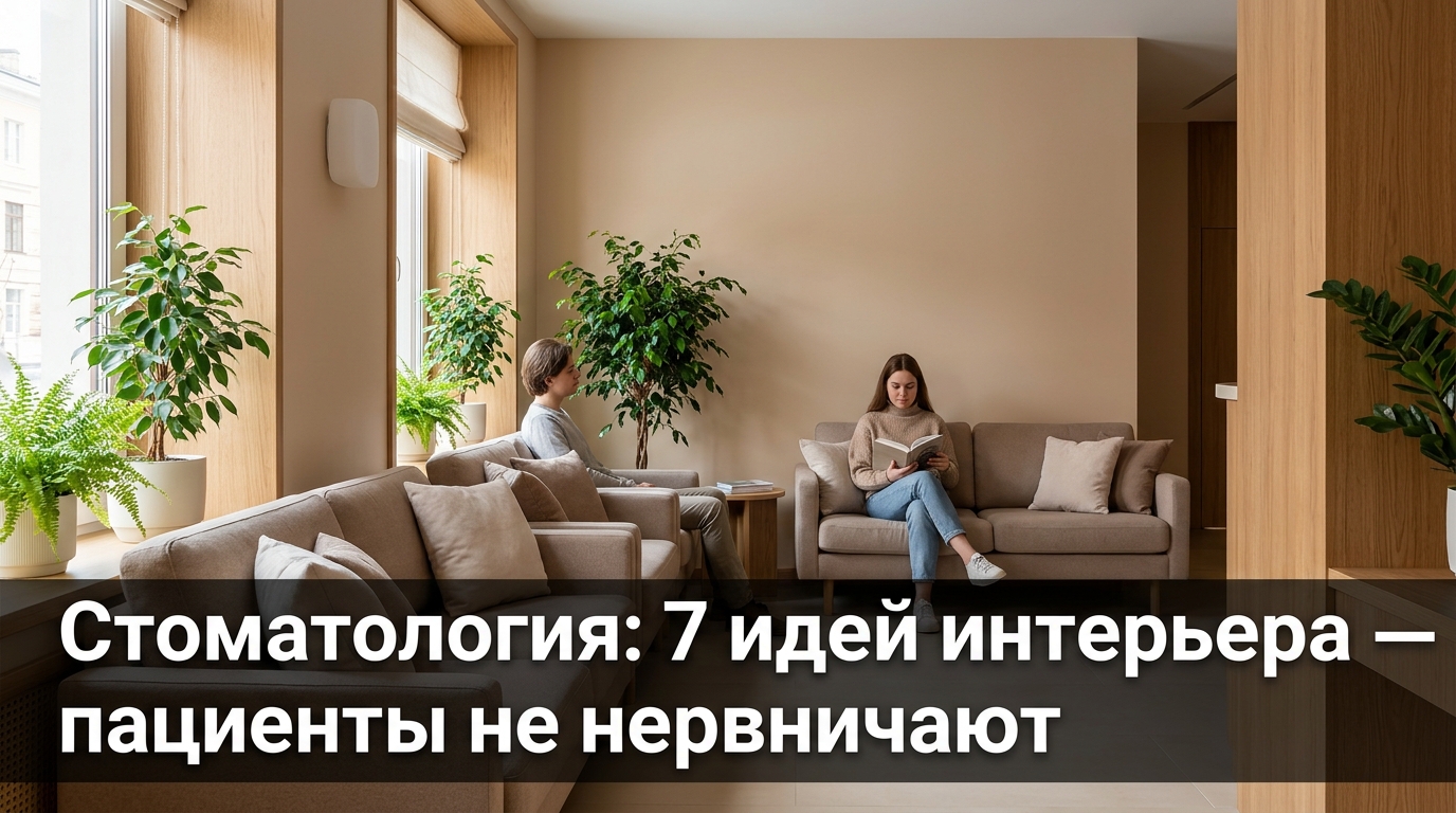 Стоматология: 7 идей интерьера — пациенты не нервничают