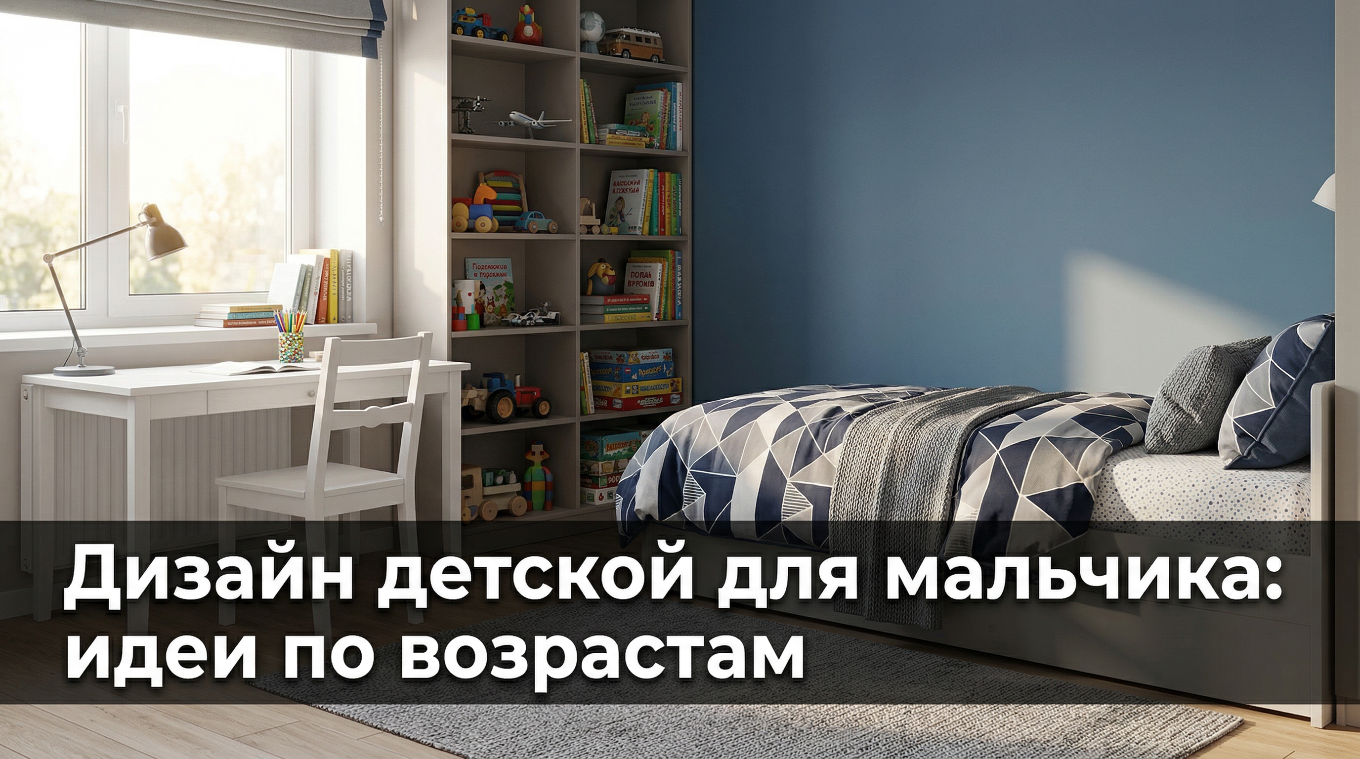Дизайн детской комнаты для мальчика — практичные идеи по возрастам