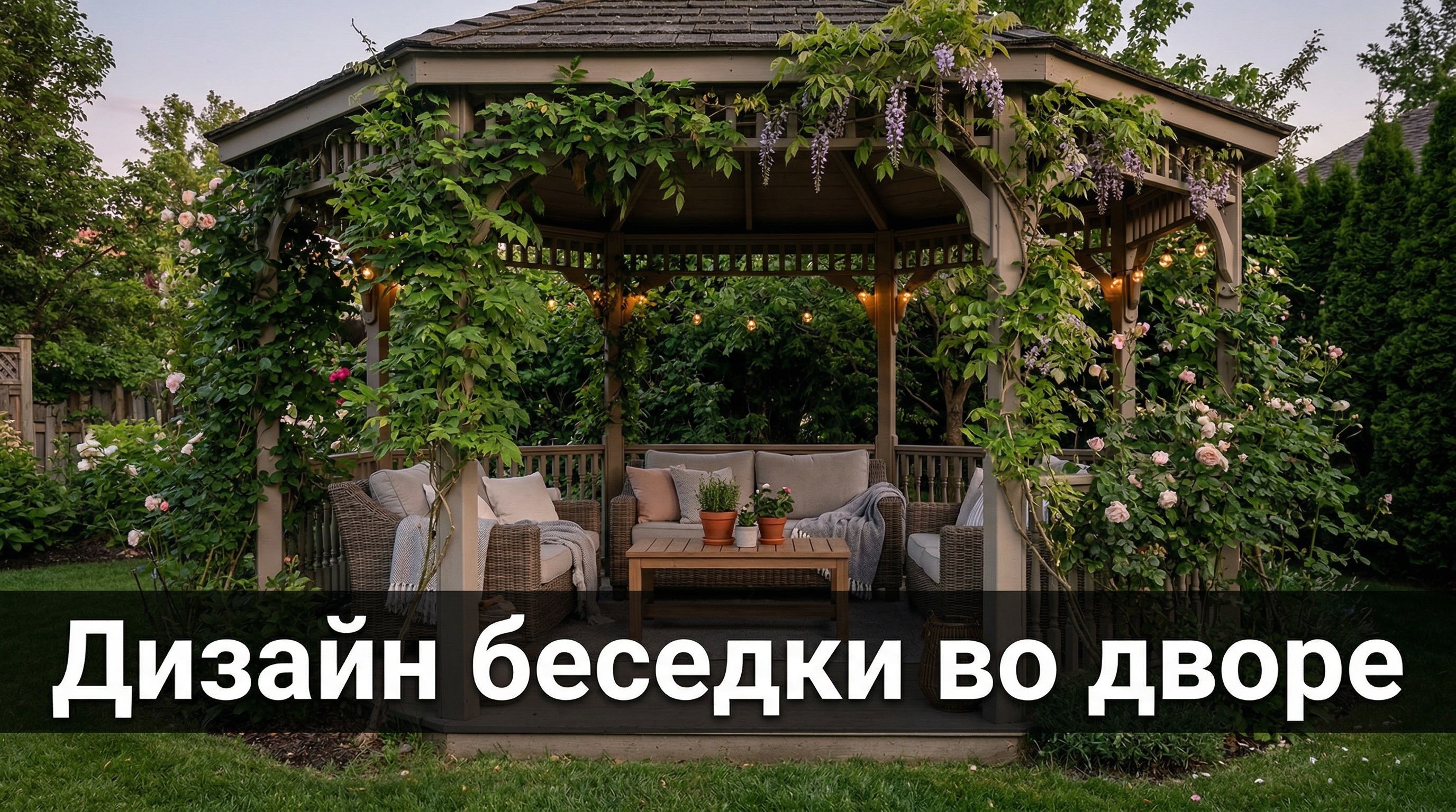Дизайн беседки во дворе частного дома — 25+ идей — блог RoomGPT