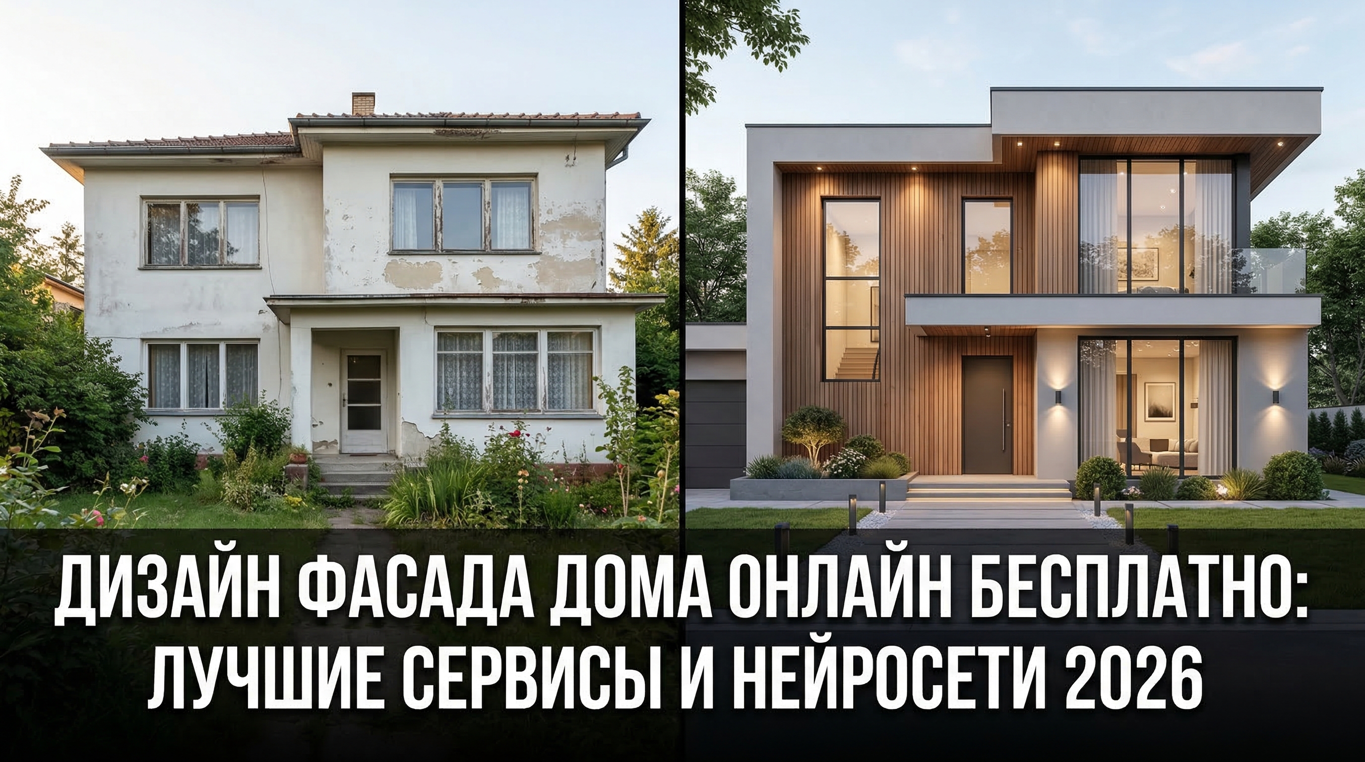 Дизайн фасада дома онлайн бесплатно — лучшие сервисы и нейросети 2026