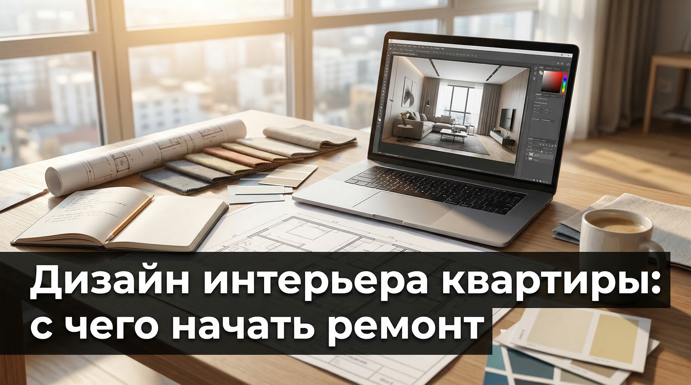 Дизайн интерьера квартиры: с чего начать ремонт и не запутаться — обложка статьи