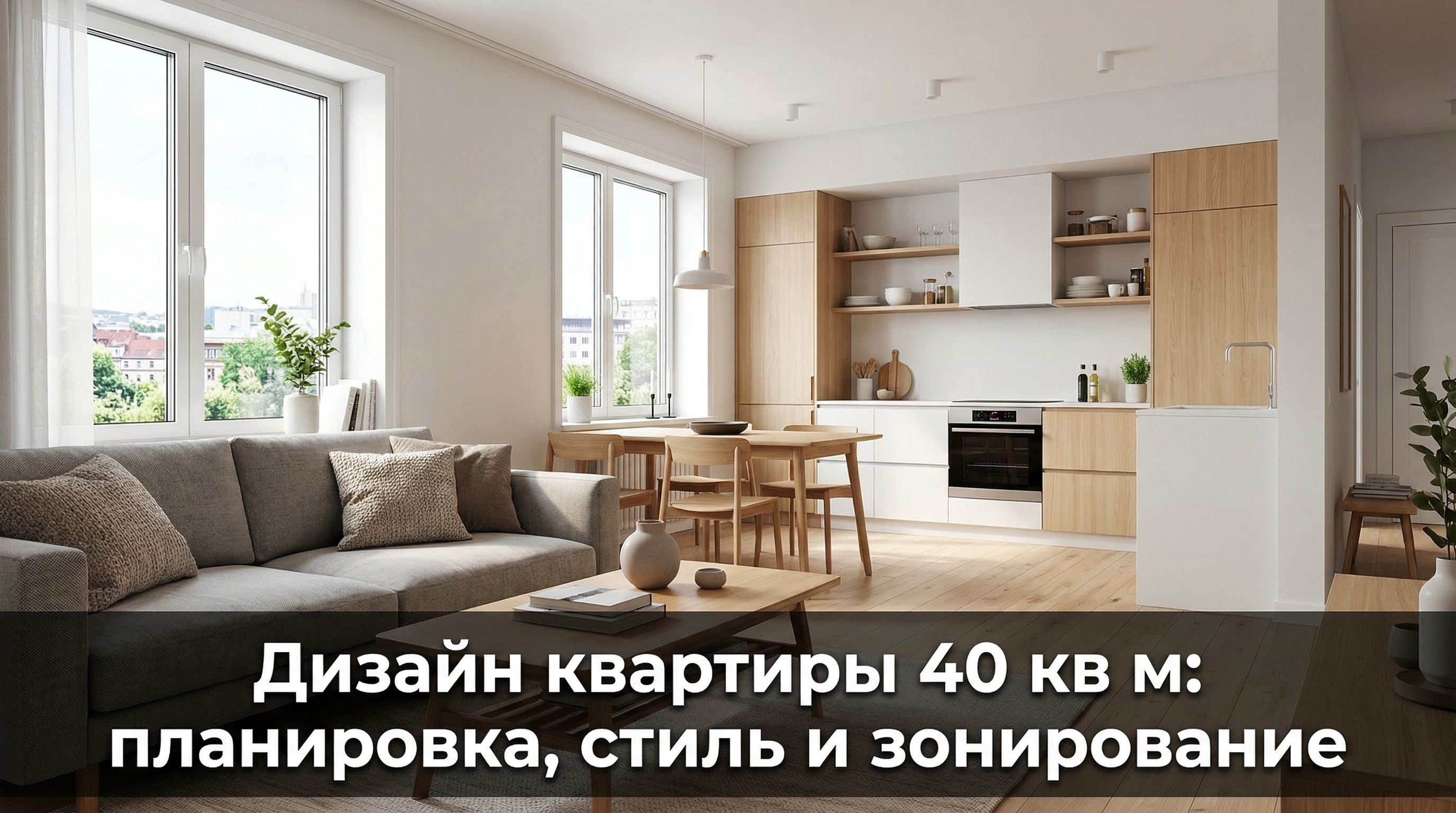 Дизайн квартиры 40 кв м: планировка, стиль и зонирование — Блог RoomGPT ...
