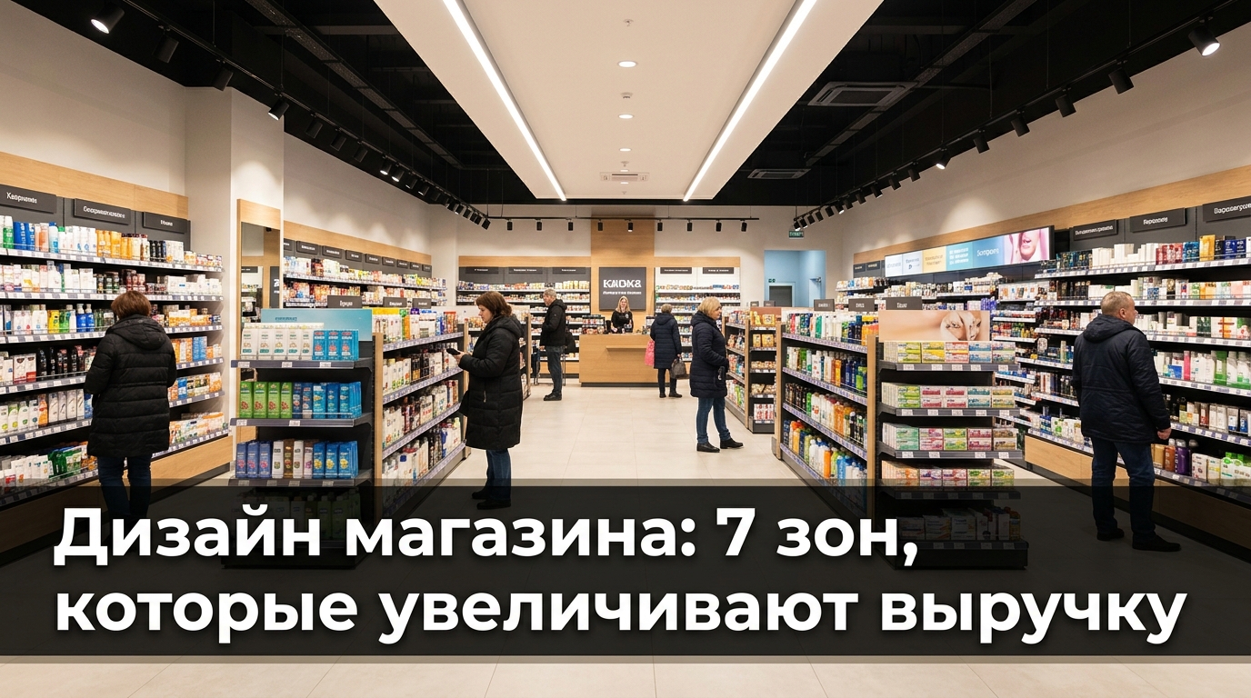 Дизайн магазина: 7 зон, которые увеличивают выручку