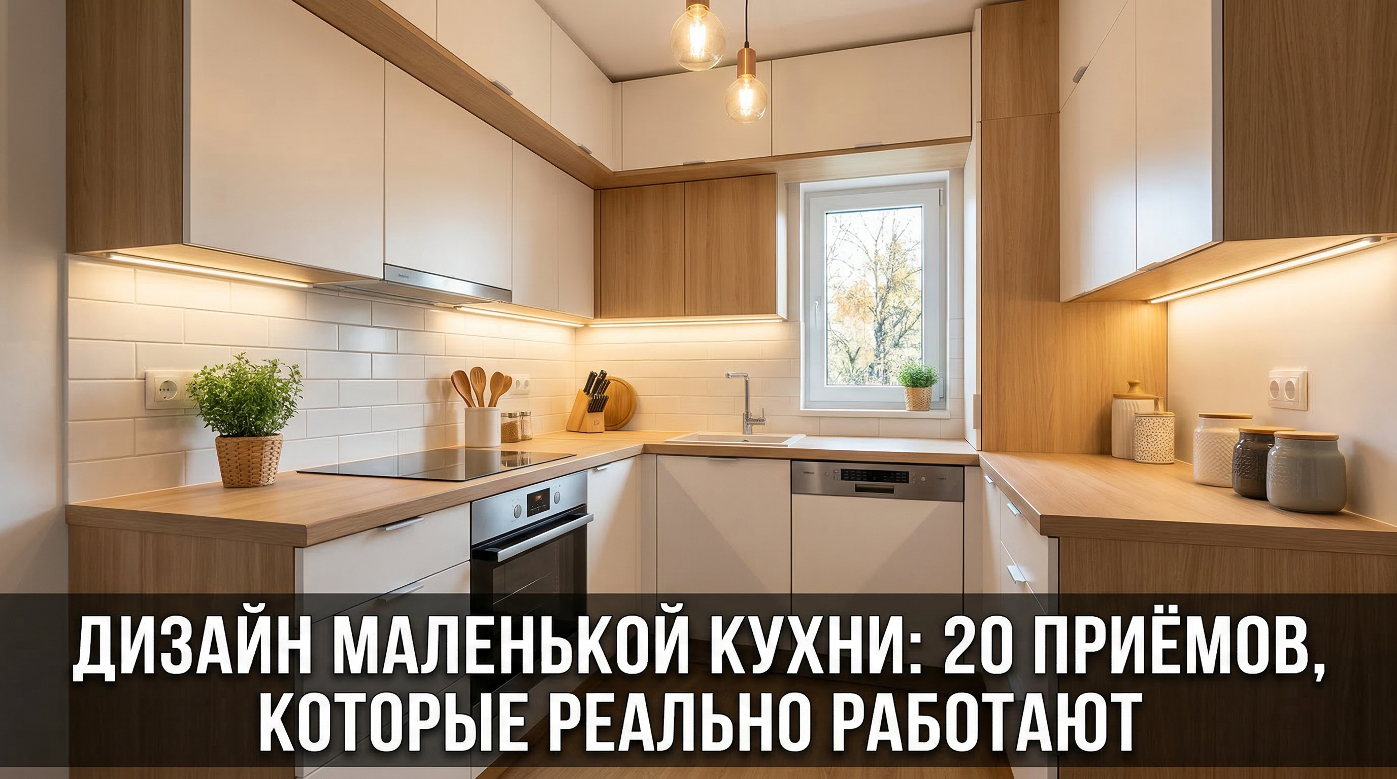 Дизайн маленькой кухни: 20 приёмов, которые реально работают — обложка статьи