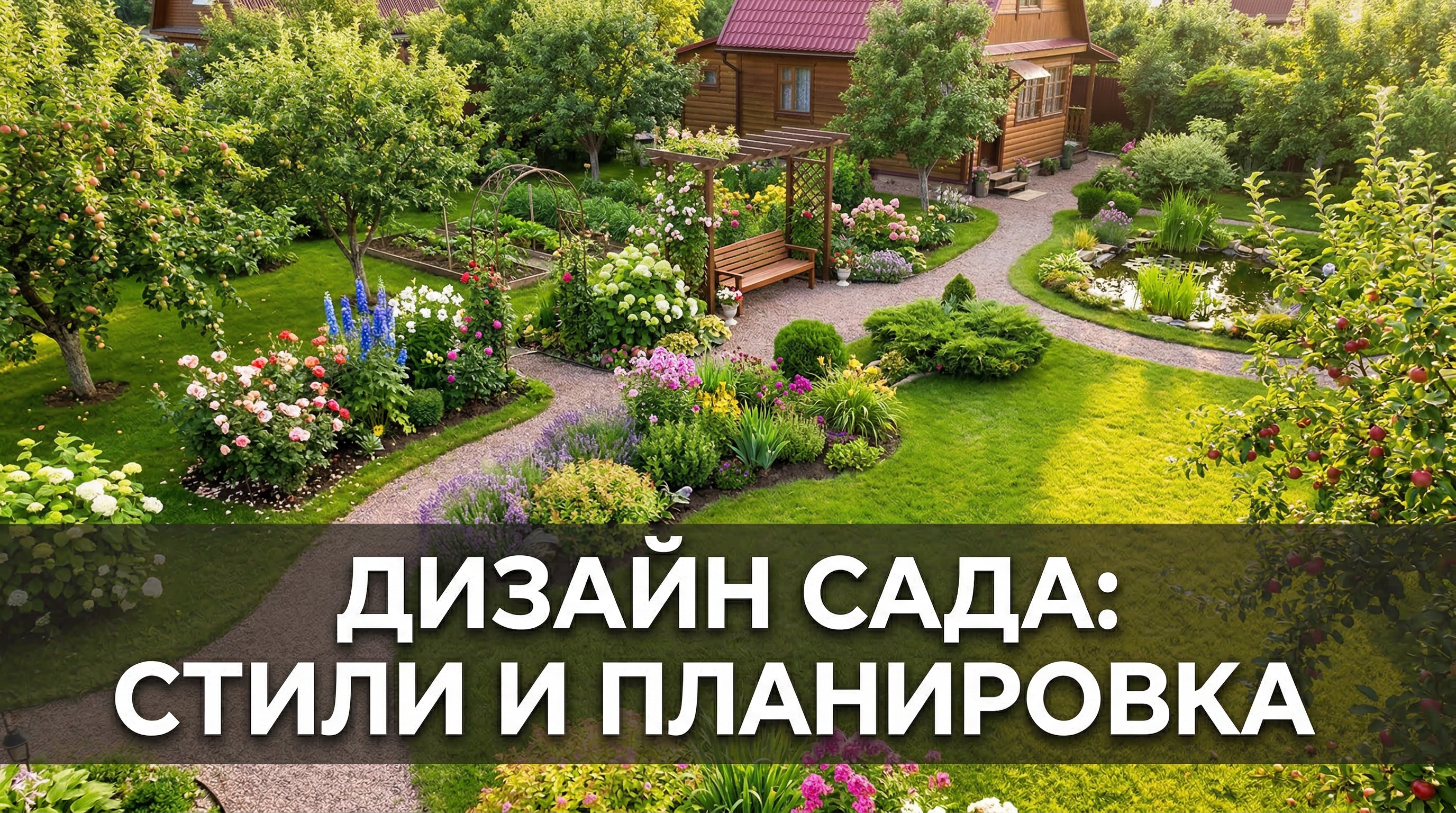 Дизайн сада: стили, растения и планировка