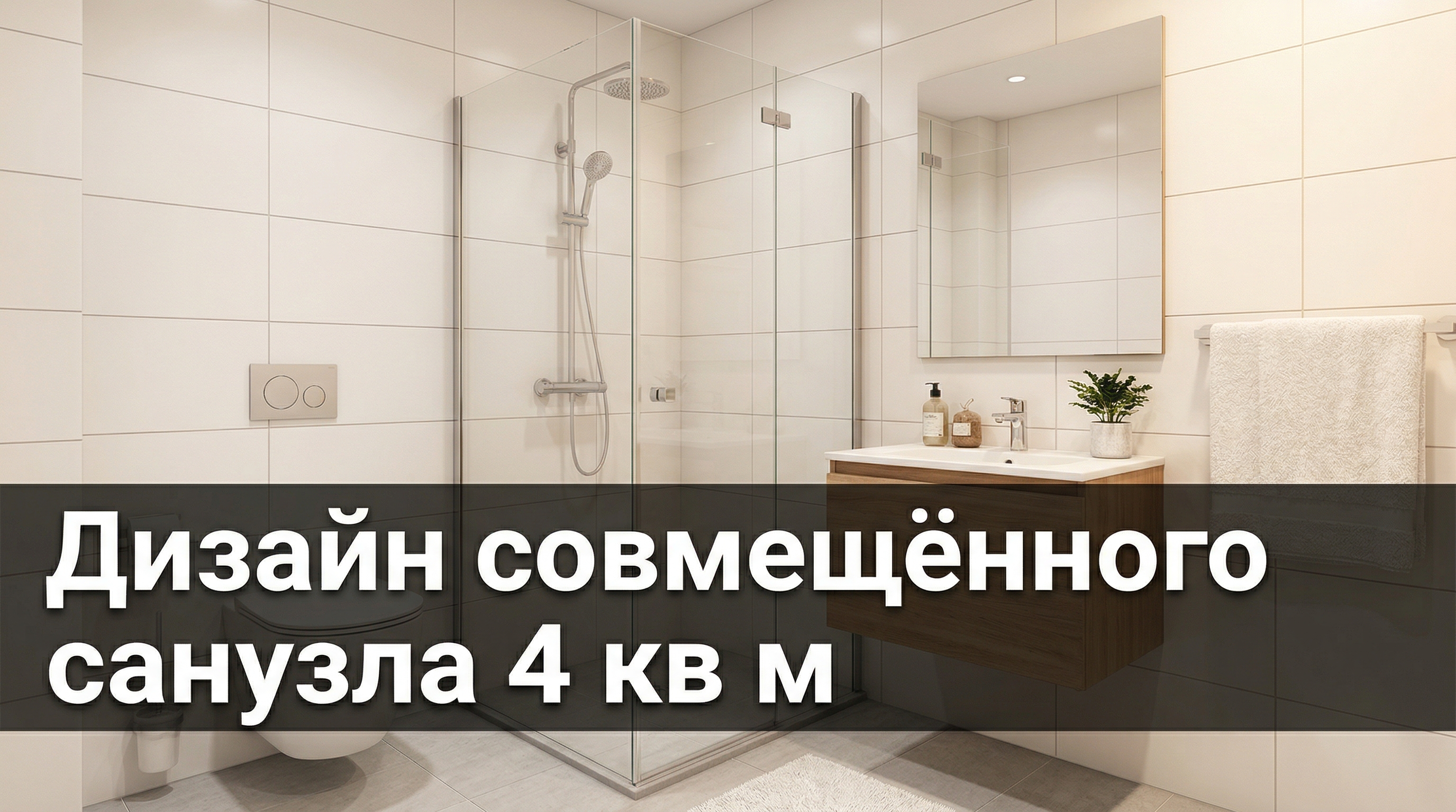 Дизайн совмещённого санузла 4 кв м: примеры и решения — Блог RoomGPT ...