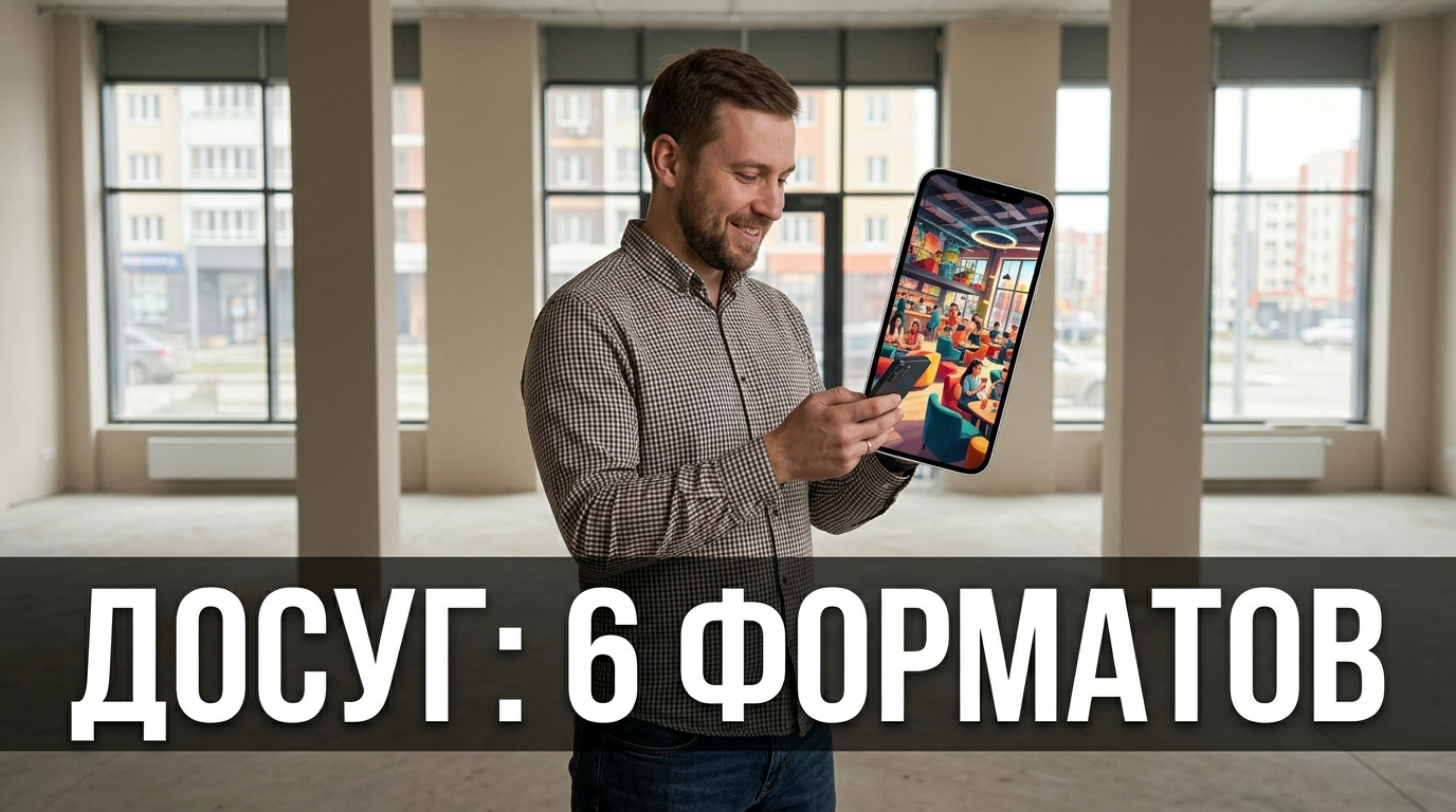 Досуг: 6 форматов — примерил интерьеры заведений в нейросети