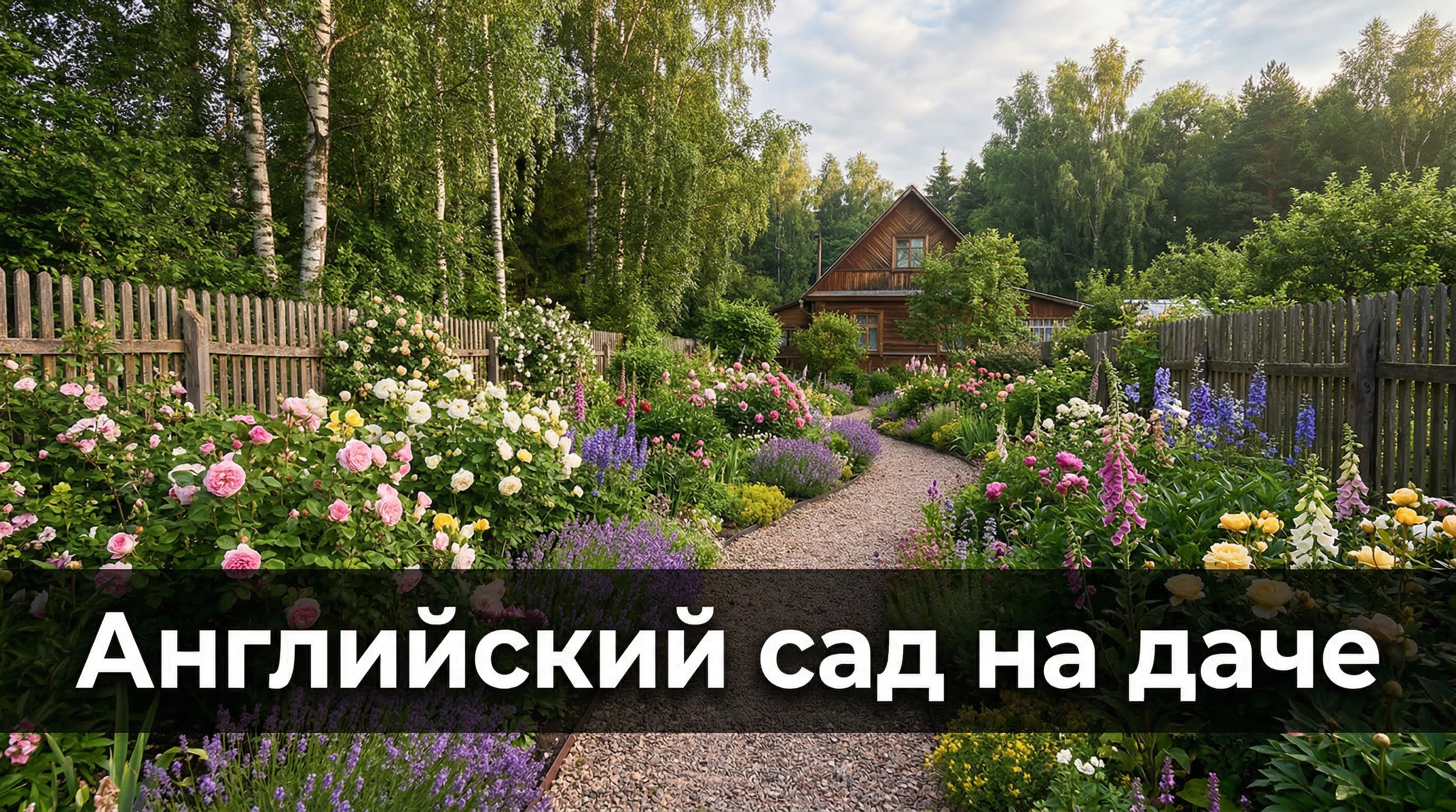 Английский сад на даче — пейзажный стиль с извилистыми дорожками и пышными цветниками