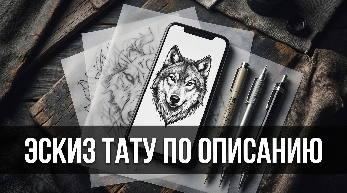 Как сделать эскиз тату в нейросети по описанию