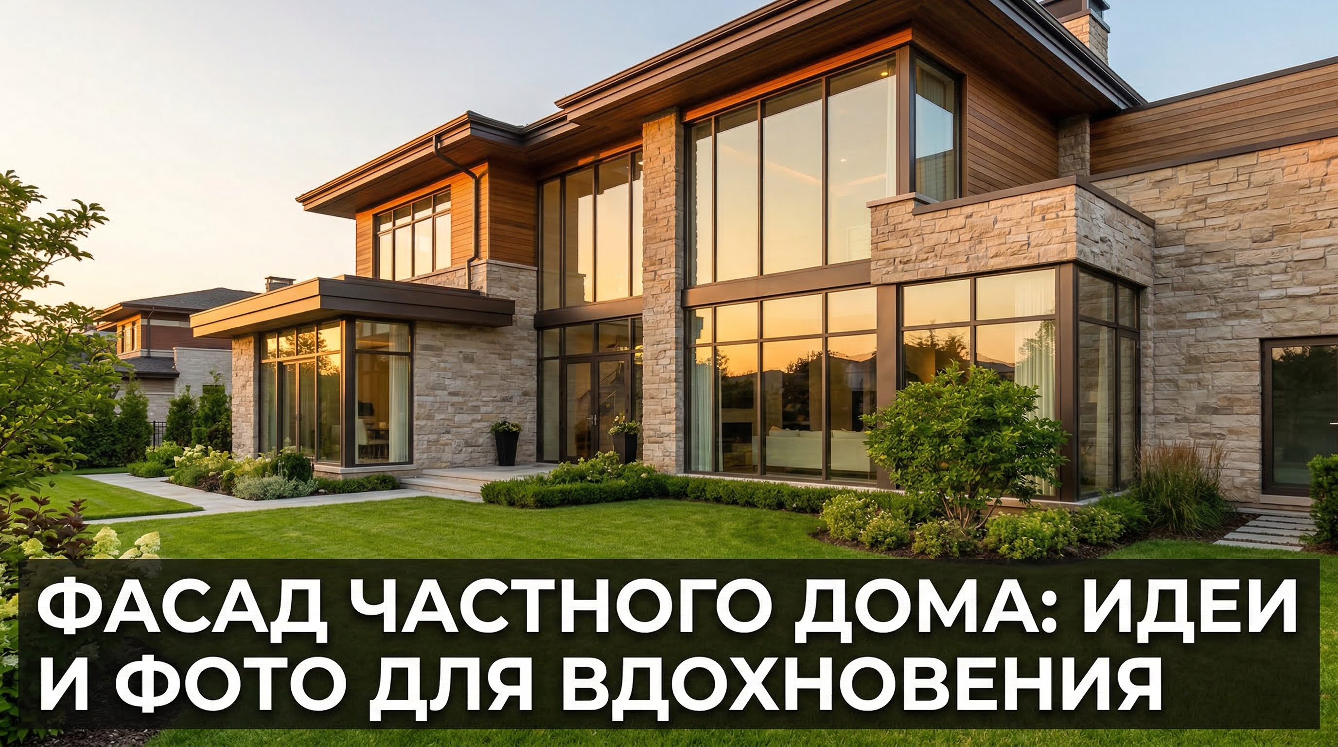 Фасад частного дома: идеи и фото для вдохновения — обзор стилей и материалов