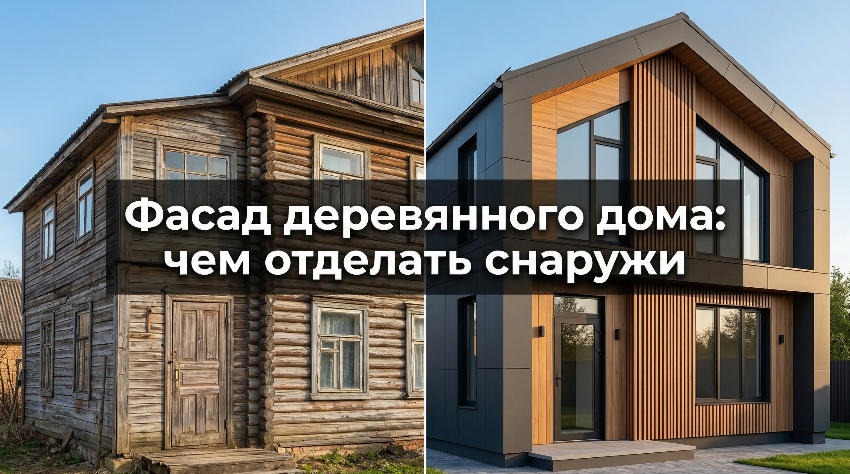 Фасад деревянного дома: чем отделать снаружи — варианты материалов с ценами