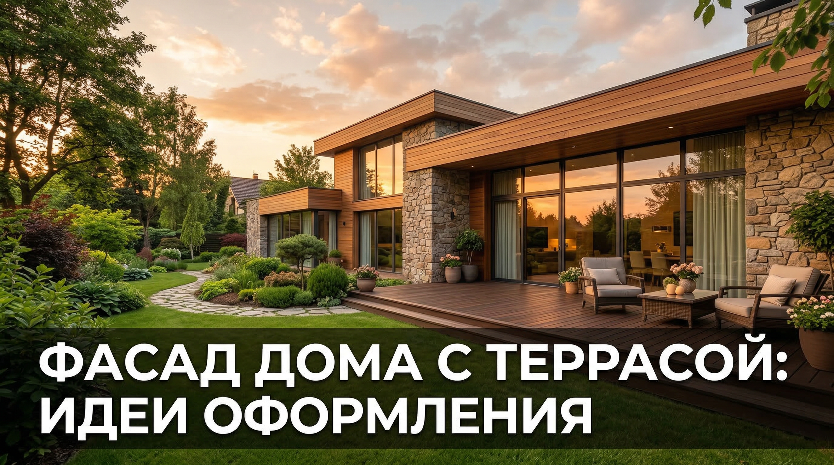 Фасад дома с террасой — идеи оформления в разных стилях