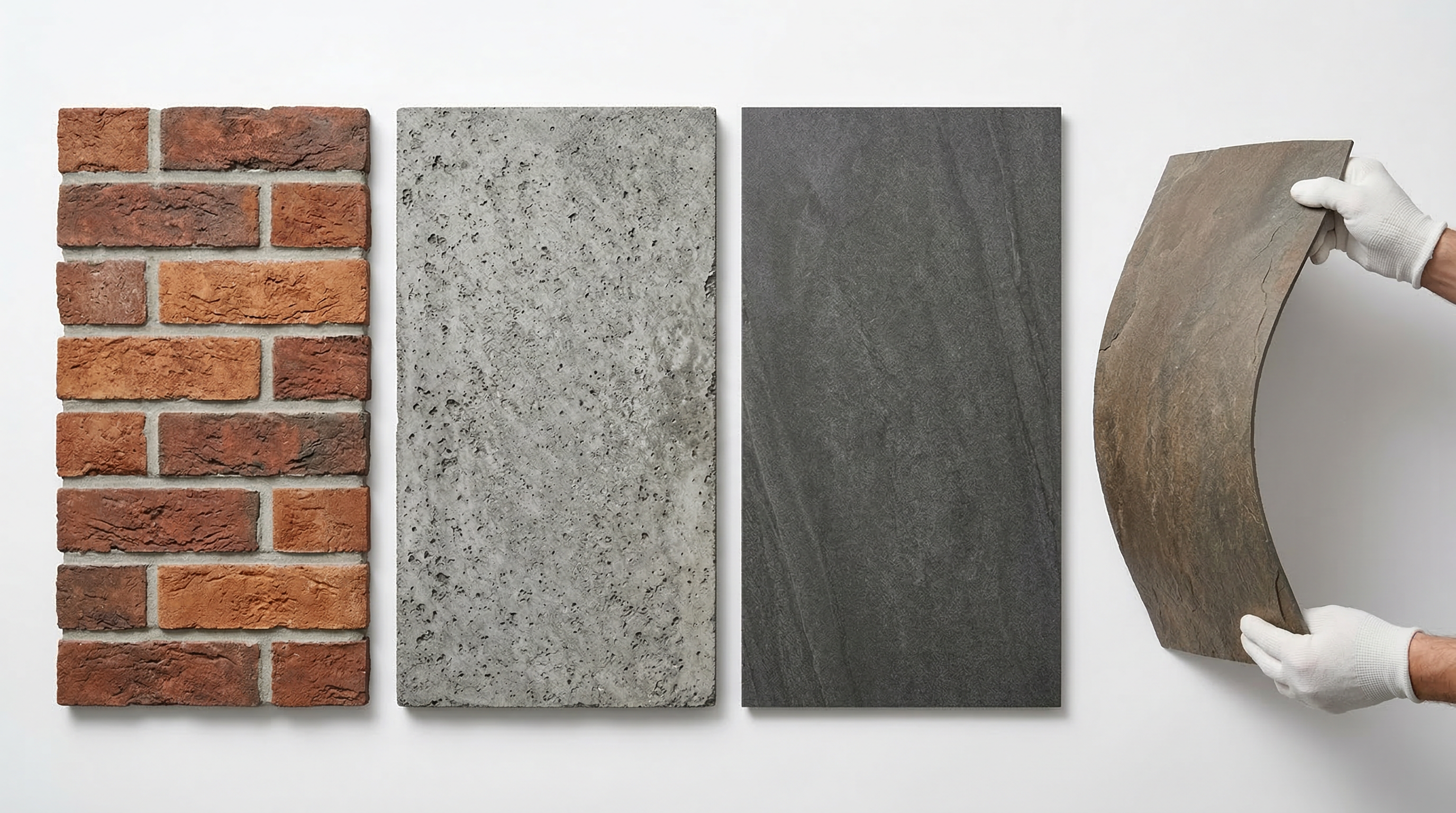Виды искусственного камня для фасада — клинкер, бетон, керамогранит, гибкий камень