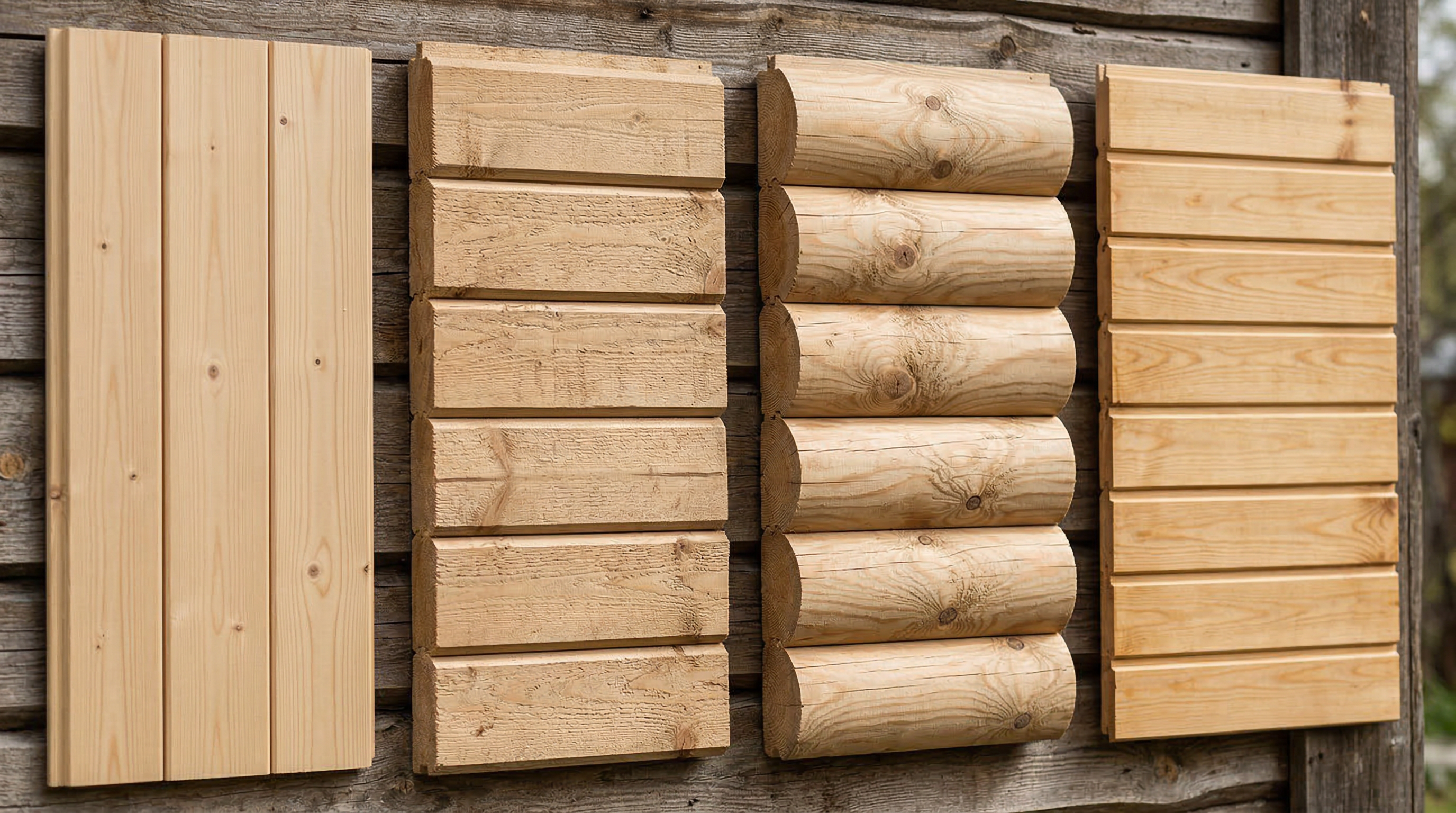 Типы деревянной обшивки для фасада — вагонка, имитация бруса, блок-хаус, планкен