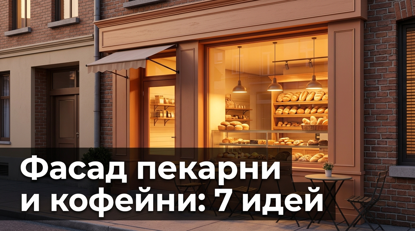 Фасад пекарни и кофейни: 7 идей, что приводят клиентов