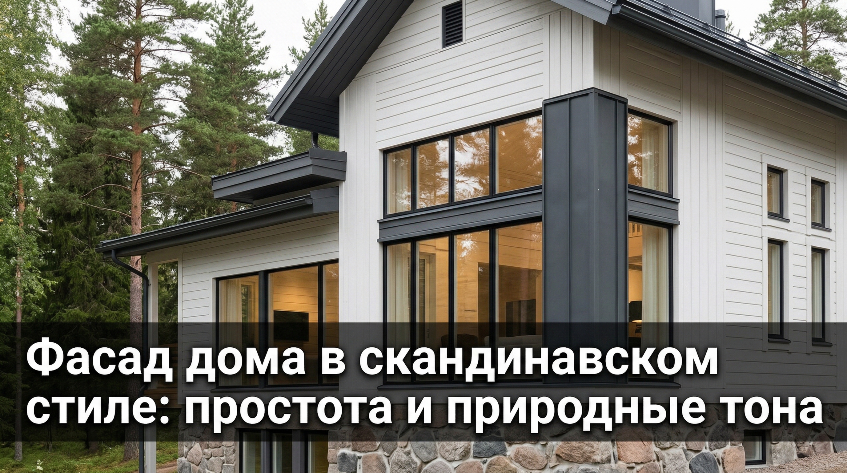 Фасад дома в скандинавском стиле: простота и природные тона — блог RoomGPT