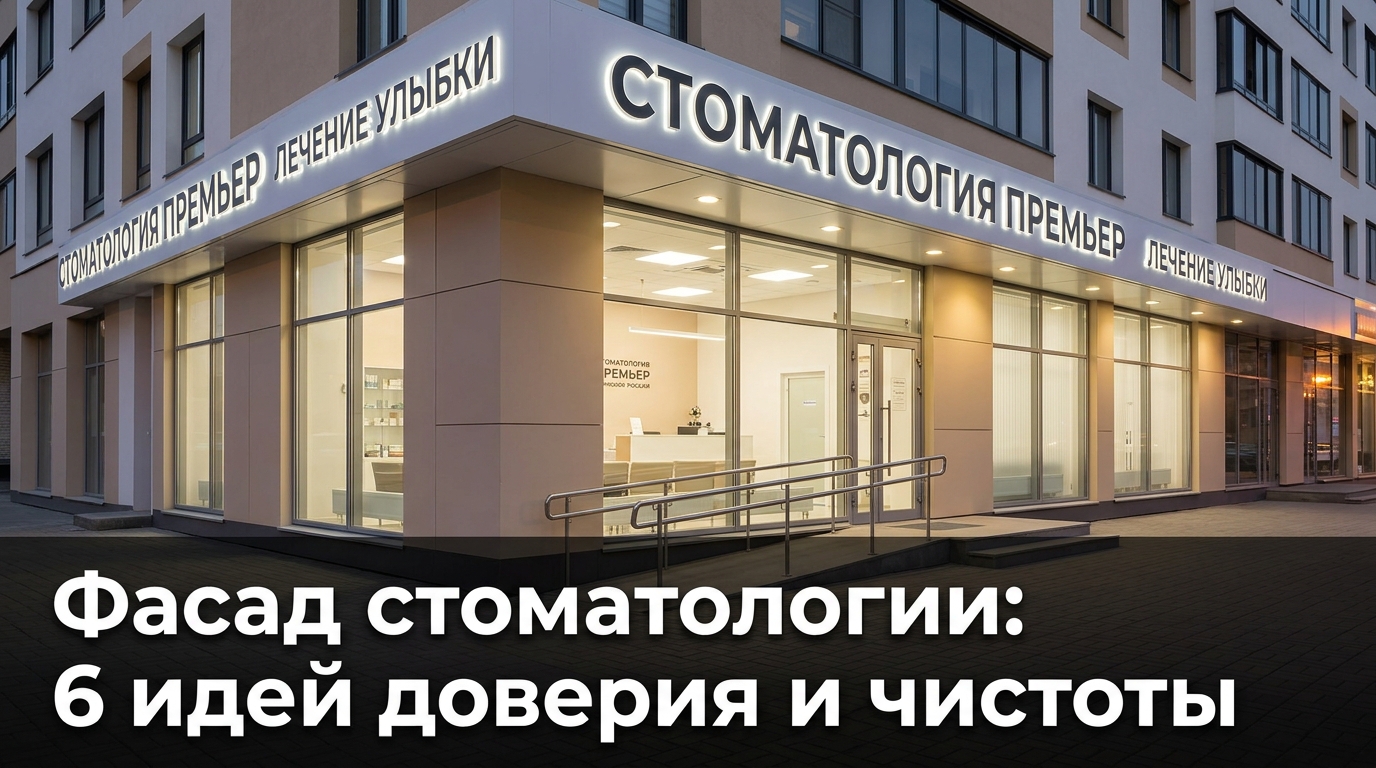 Фасад стоматологии: 6 идей доверия и чистоты