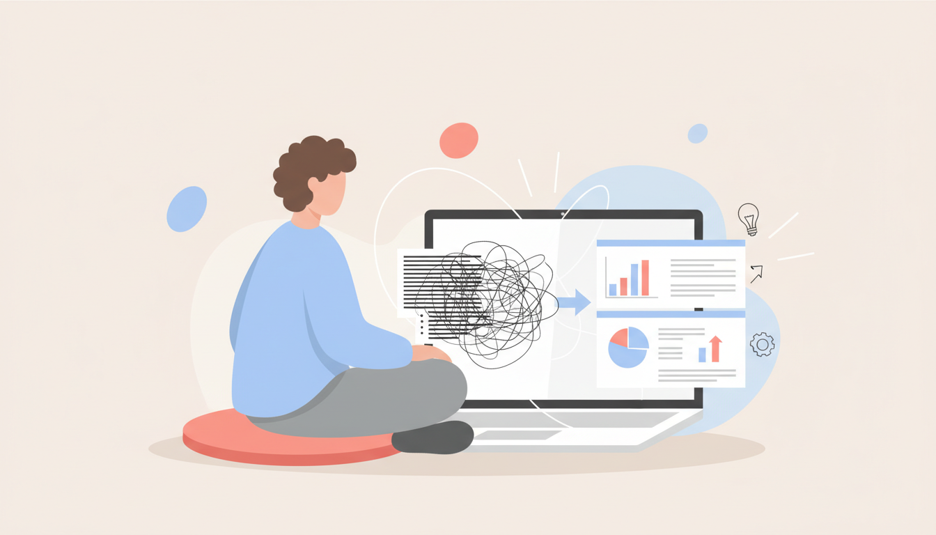 Трансформация текстового списка функций в визуальную презентацию с помощью ИИ