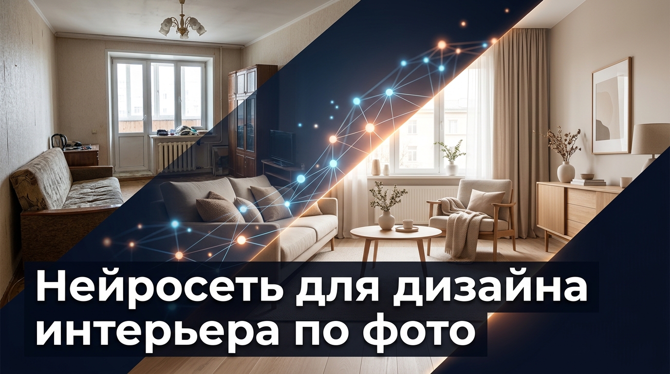 Нейросеть для дизайна интерьера по фото