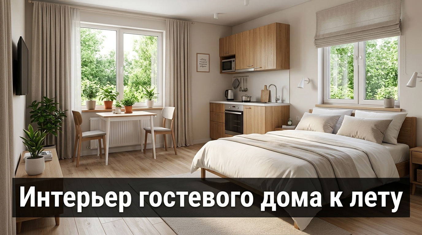Интерьер гостевого дома: как обустроить к приезду летних гостей