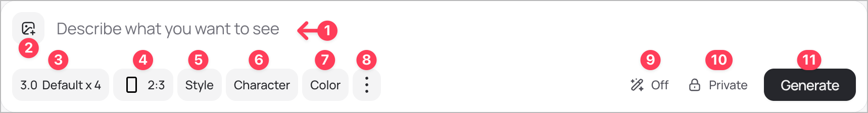 Скриншот интерфейса Ideogram AI — генератор изображений с точным рендерингом текста