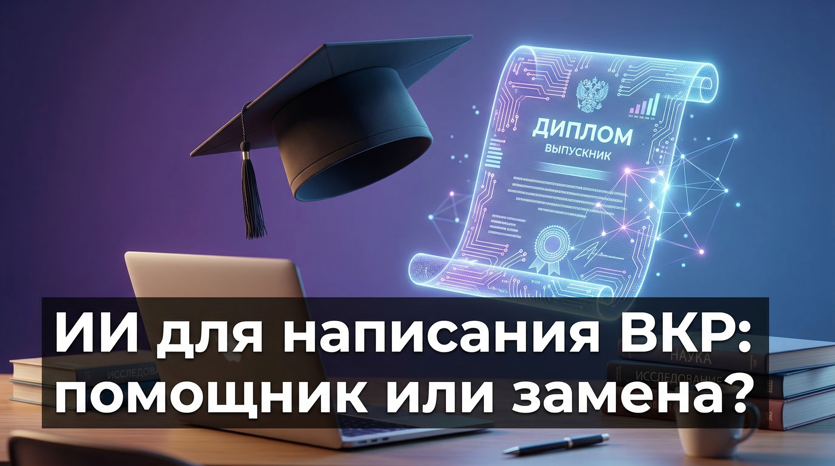 ИИ для написания ВКР: помощник или замена — обложка статьи