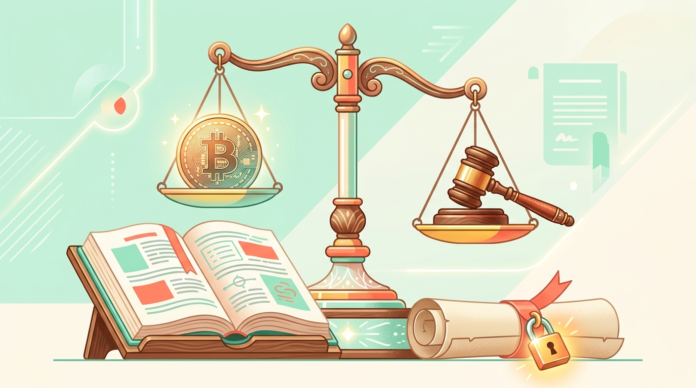 Весы правосудия, криптомонета и контракт — правовое регулирование цифровой среды