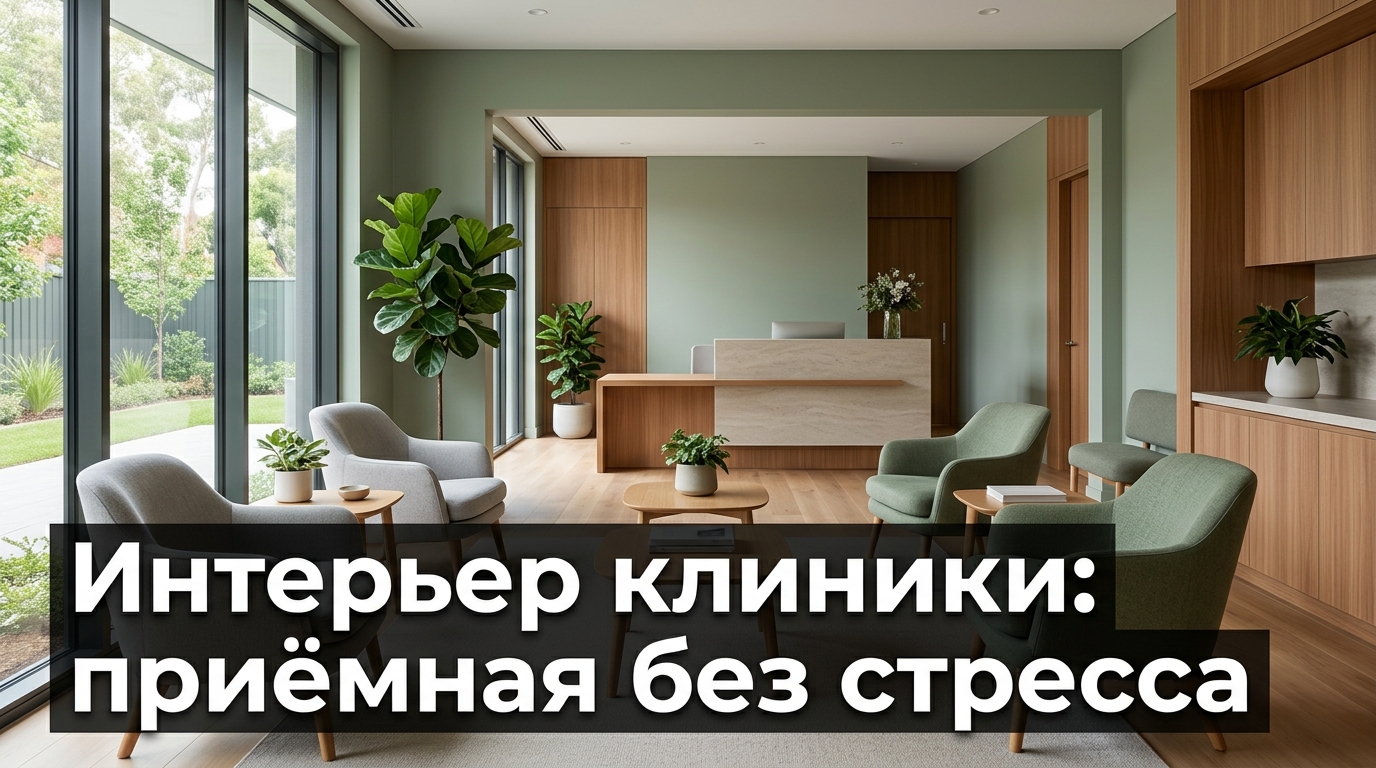 Интерьер клиники: приёмная без стресса
