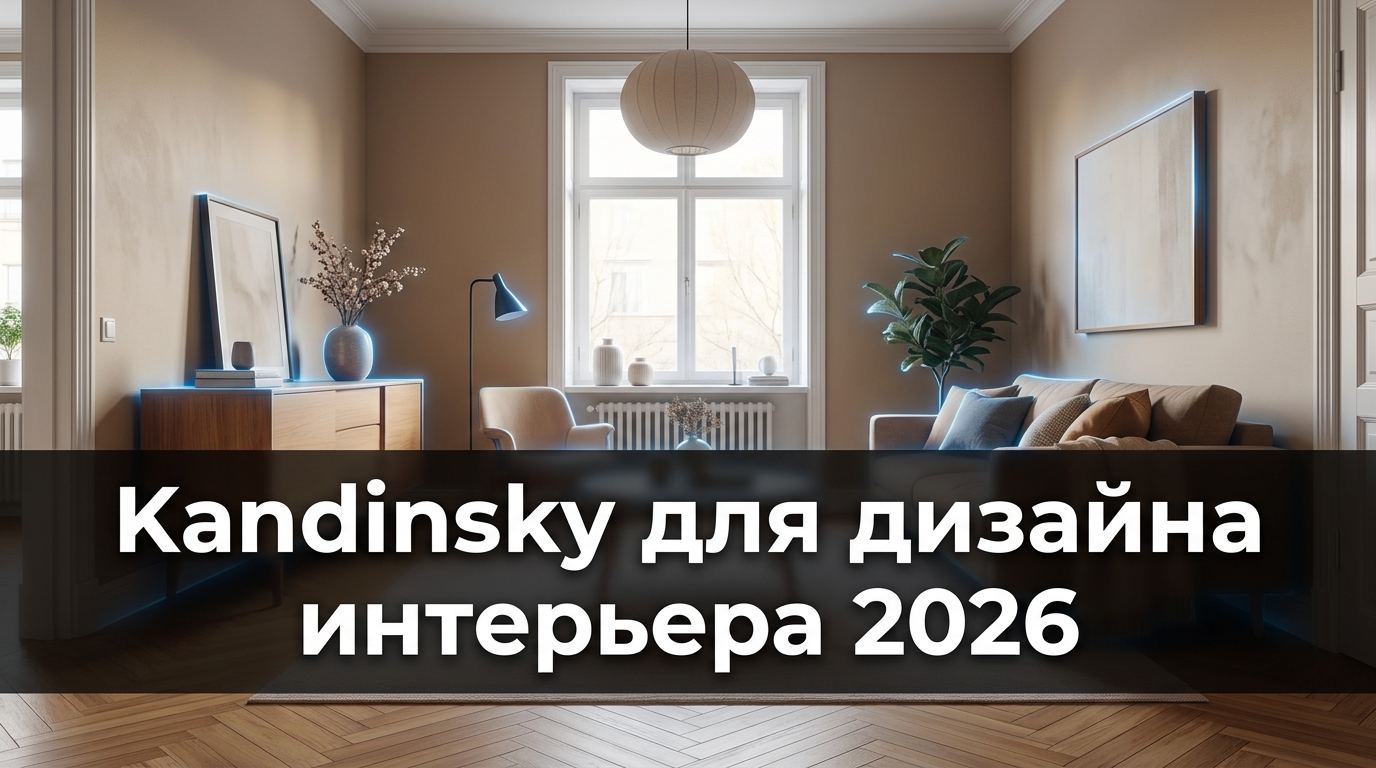 Kandinsky для дизайна интерьера 2026
