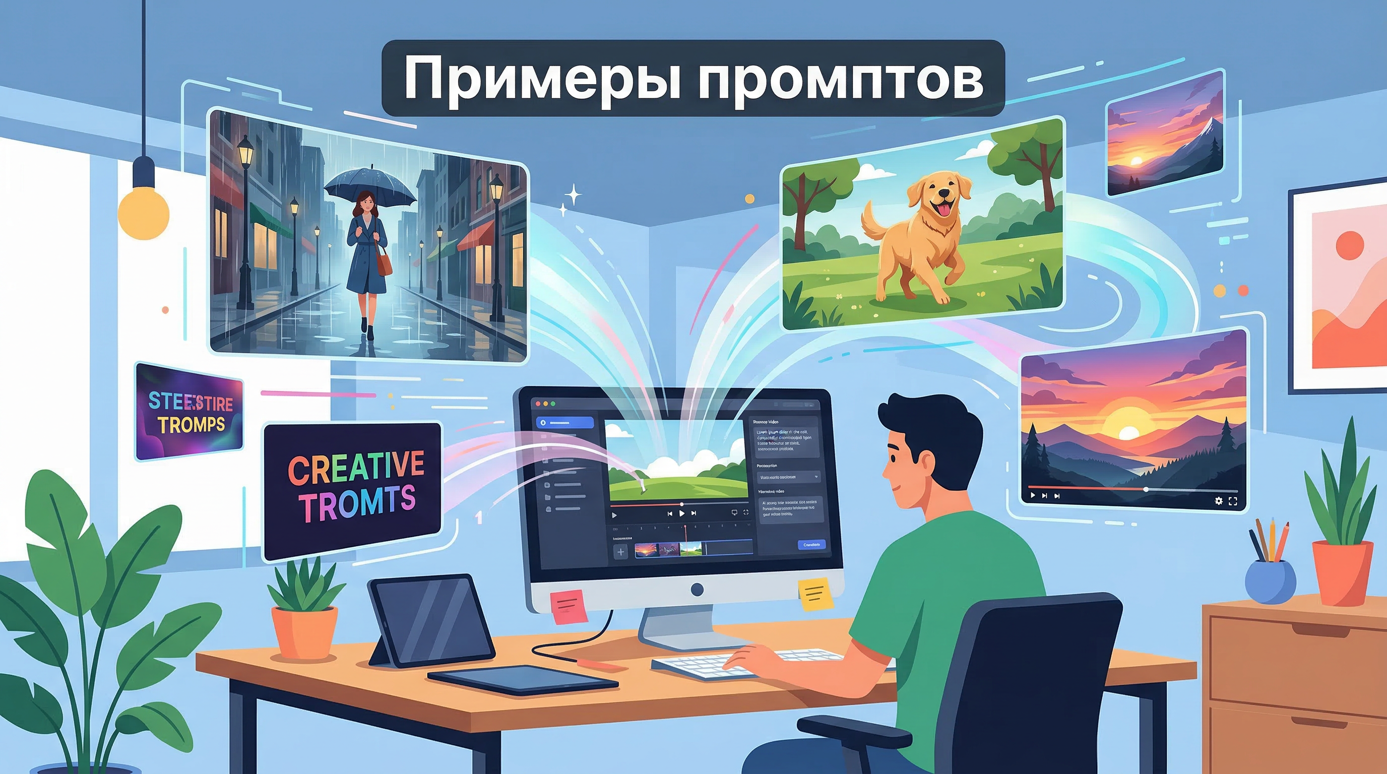 Примеры промптов для Kling AI — как правильно описать видео для нейросети