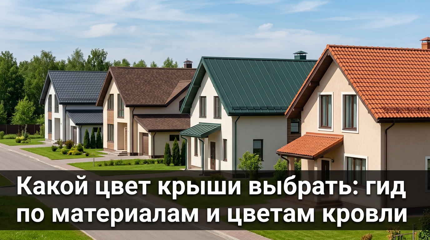 Какой цвет крыши выбрать: гид по материалам и цветам кровли
