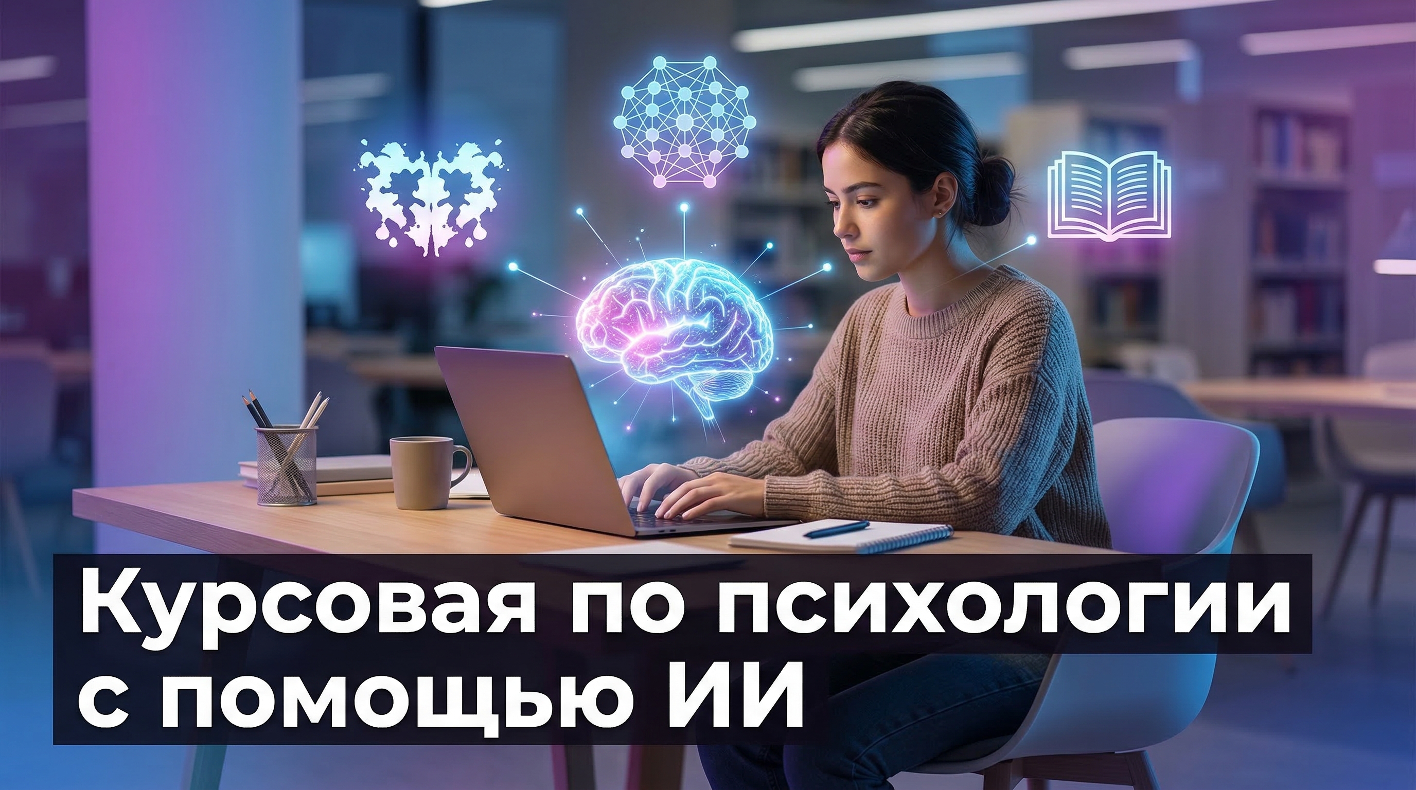 Курсовая по психологии с помощью ИИ — пошаговый гайд для студентов