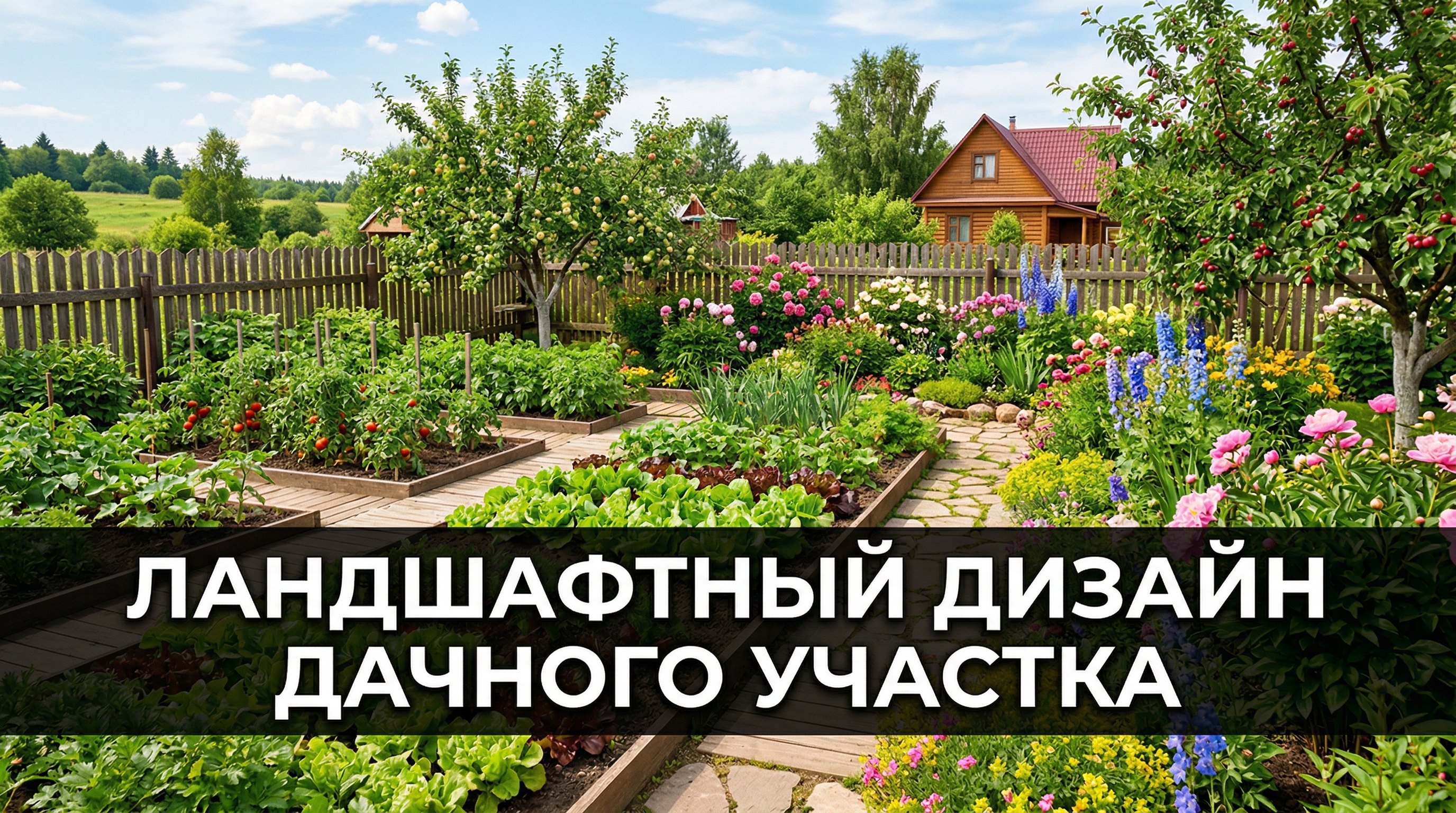 Ландшафтный дизайн дачного участка своими руками — для начинающих — блог RoomGPT